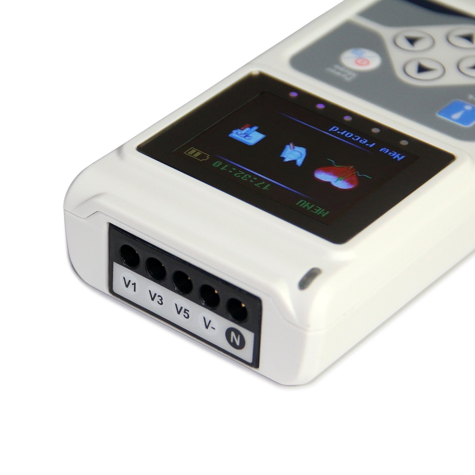 3Channel ECG Holter Monitor-Heart EKG Recorder for Continuous Cardiac Monitoring