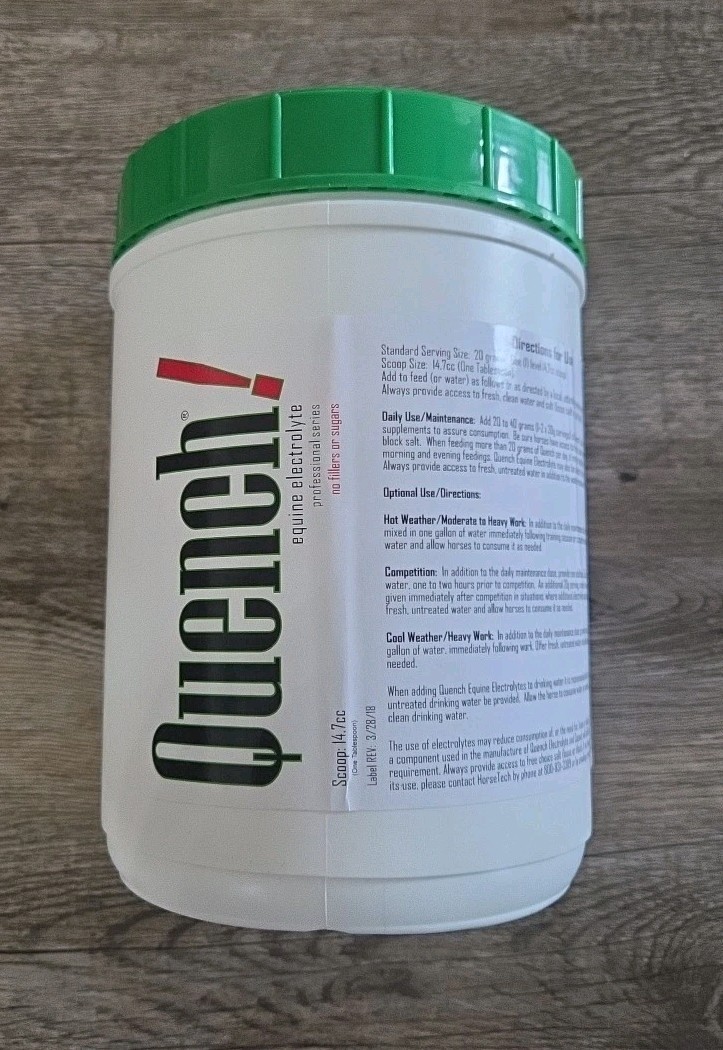 Quench Equine Electorlyte by Horse Tech