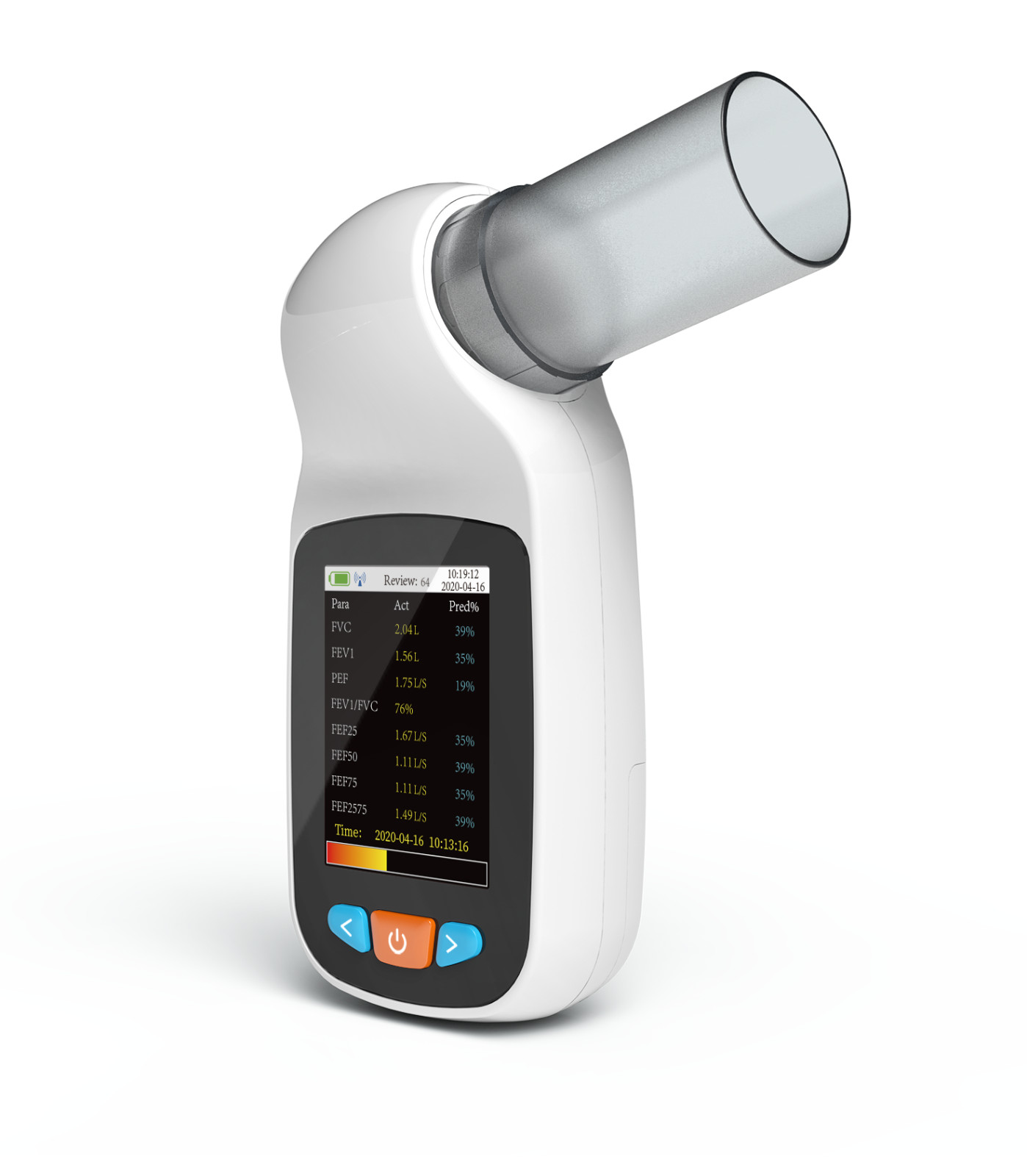 Handheld Spirometer Vitalograph Lung Diagnostic pulmonary Mouthpiece APP Analyse