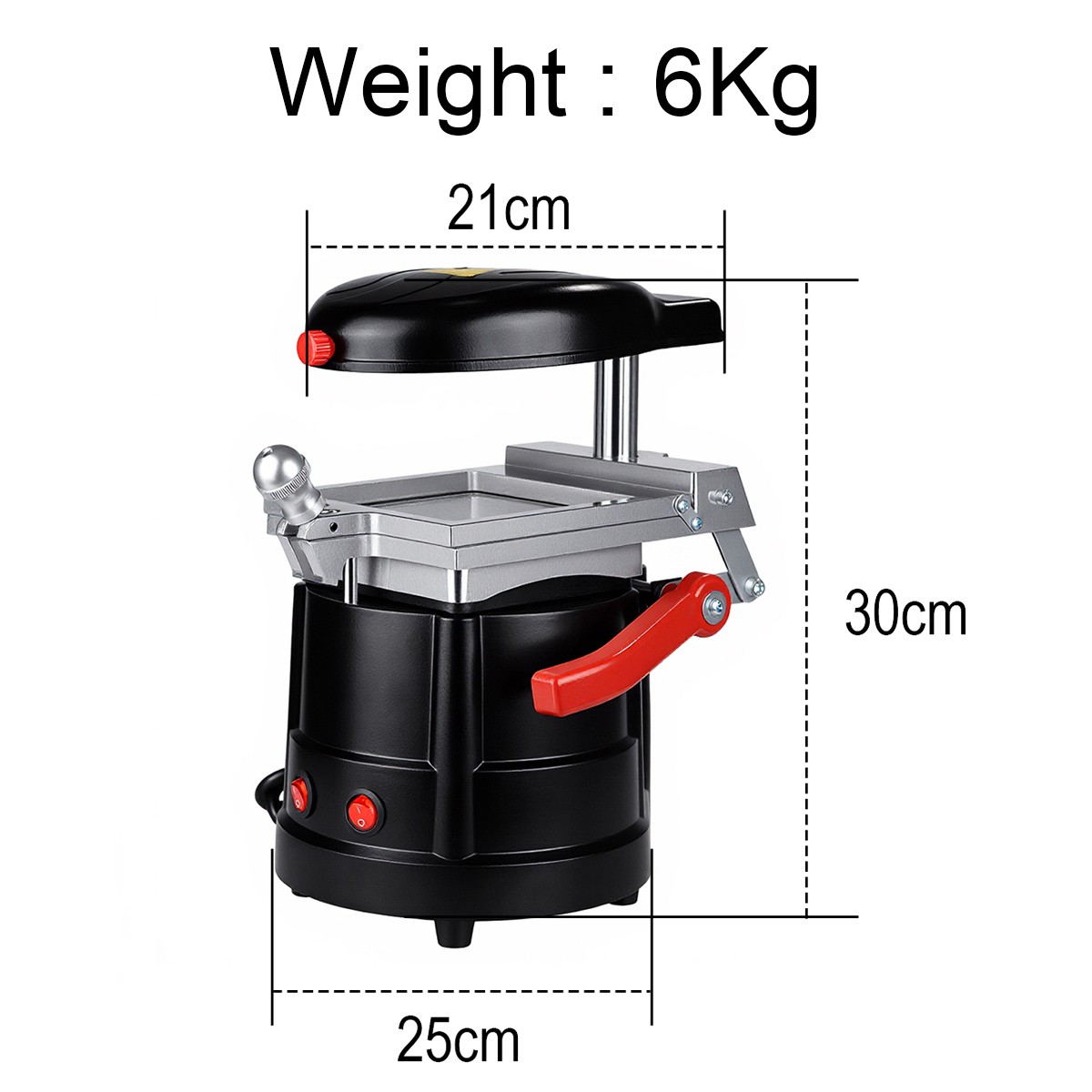 1400W Dental Vacuum Former Thermoforming Sheet Molding Machine with Steel Balls
