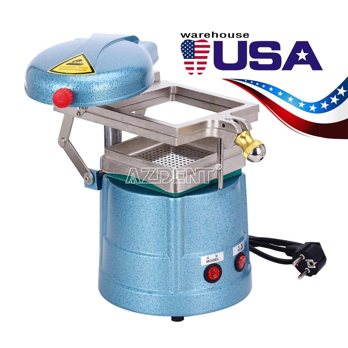 1000W Dental Lab Vacuum Molding Forming Machine Vacuum Former Heat Thermoforming