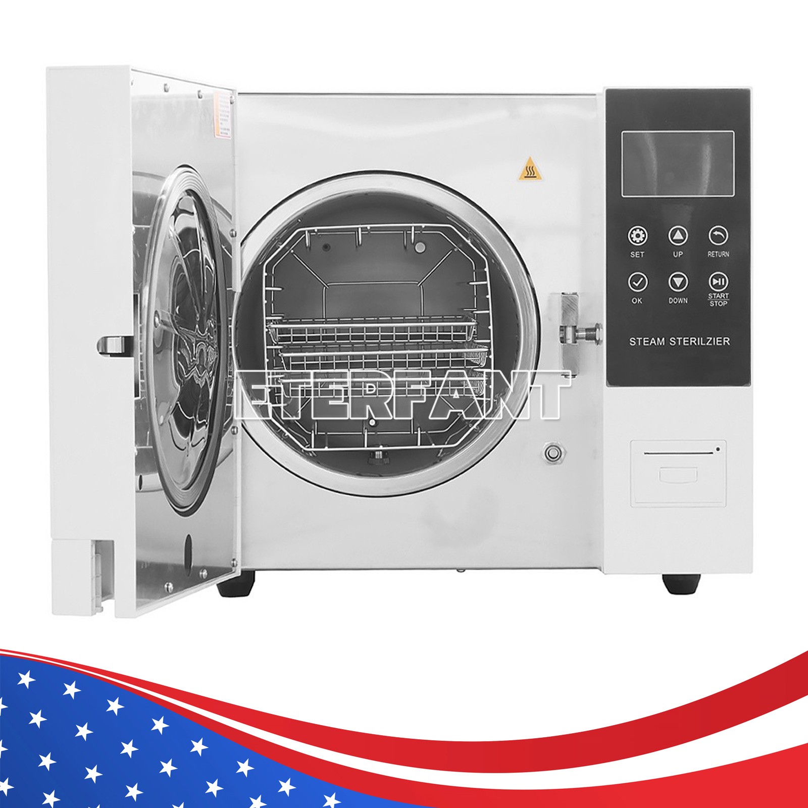 18/16L Dental Steam Sterilizer/Medical Autoclave+Drying/Vacuum Autoclave+Printer