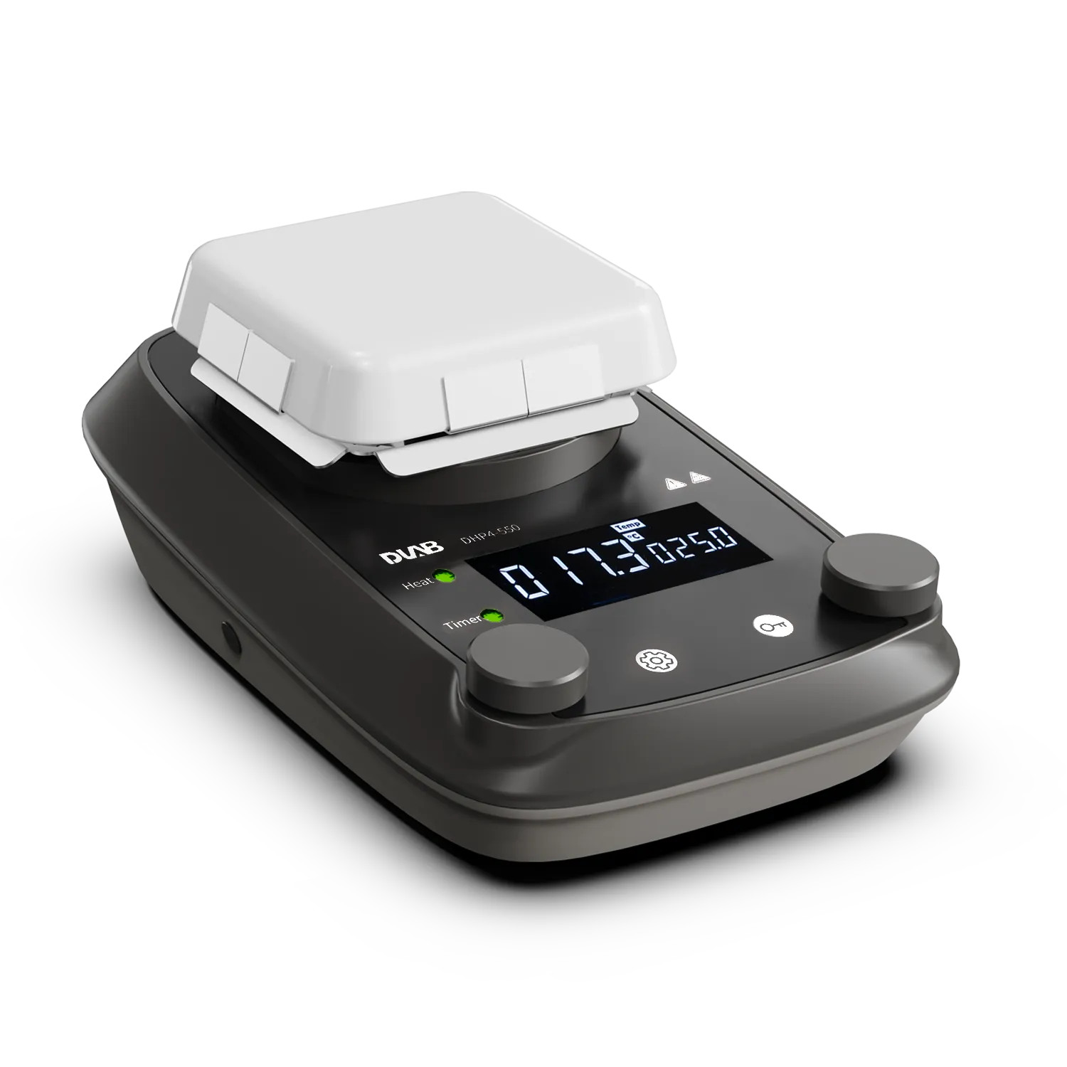 LCD Ceramic Hotplate 550℃ Lab Heating Plate Timer Digital 4in 430W