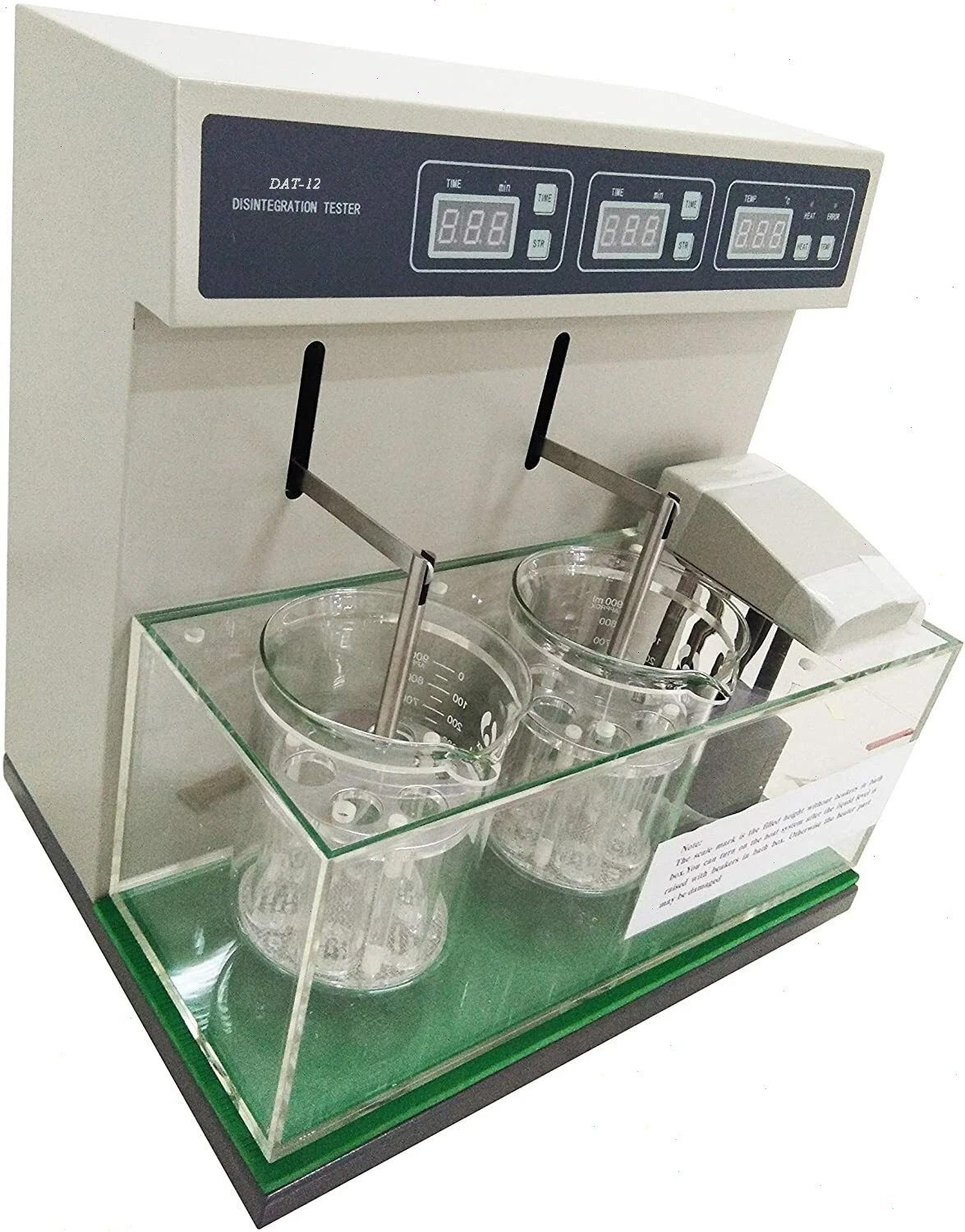 Tablet Disintegration Tester Disintegration Time Limit Tester with Double Cups