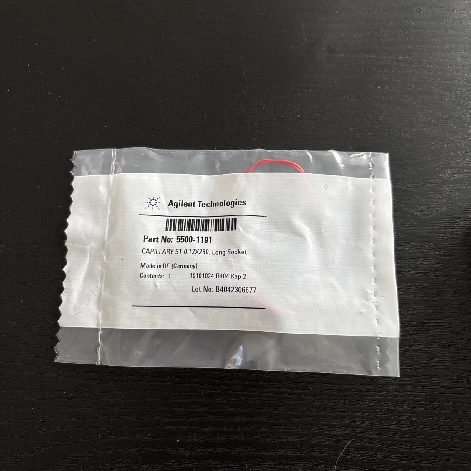 Agilent 5500-1191 capillary stainless steel 0.12 x 280 mm New Fast shipping