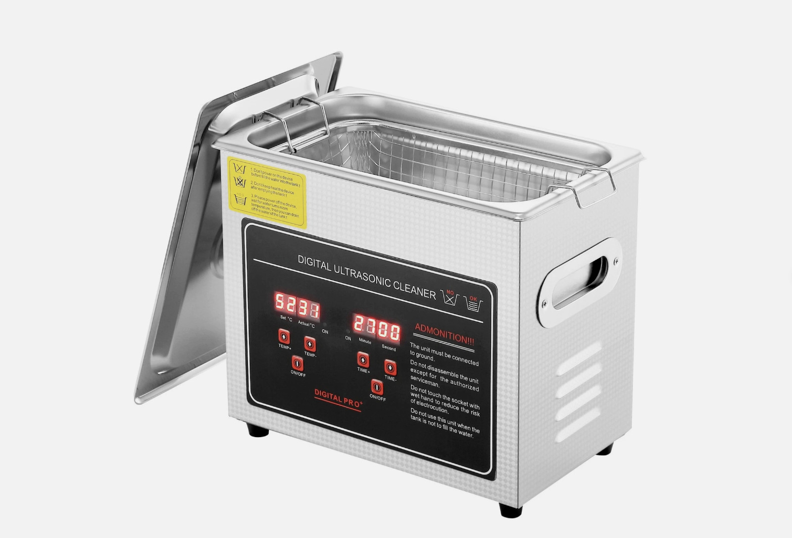 3L Ultrasonic Cleaner with Timer Heating Machine Digital Sonic Cleaner /D