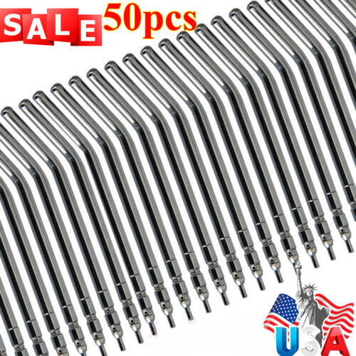 50Pcs Dental Air Water Spray 3-Way Triple Syringe Autoclavable Nozzles/Tips/Tube