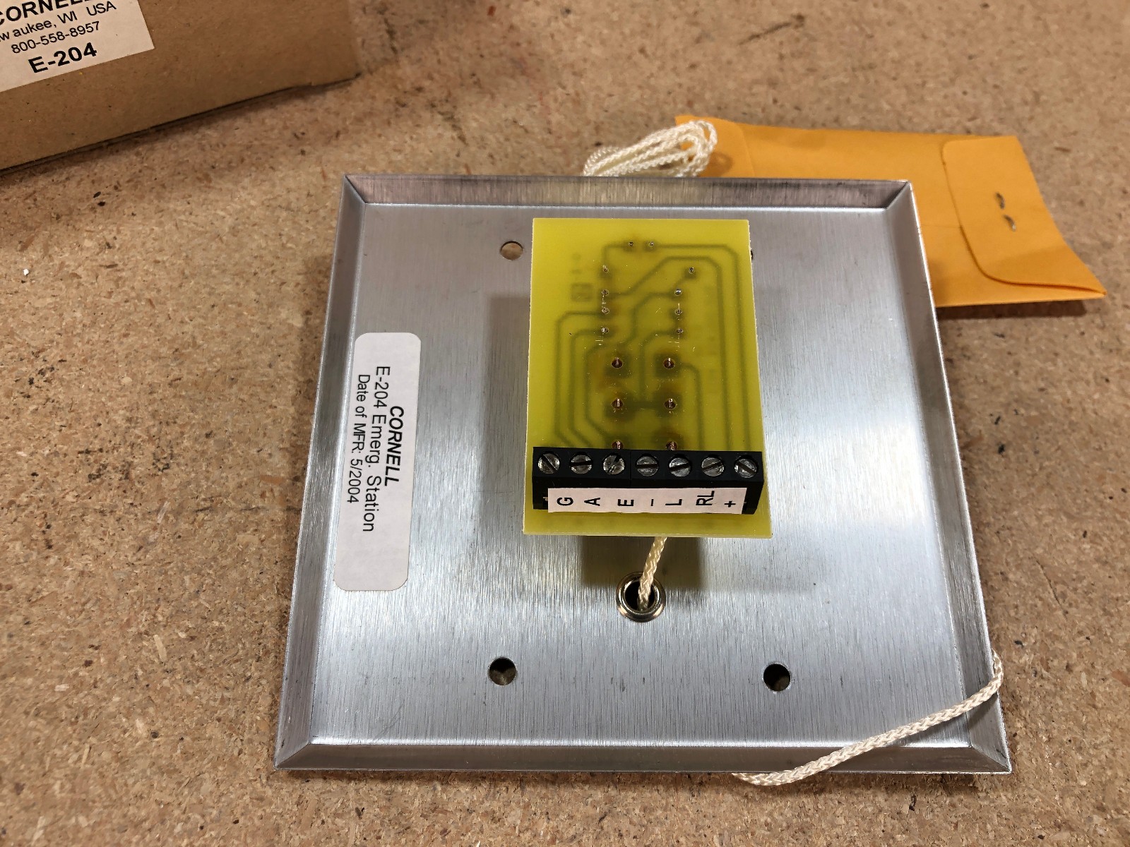 Cornell E-201 Push for Help Call Button