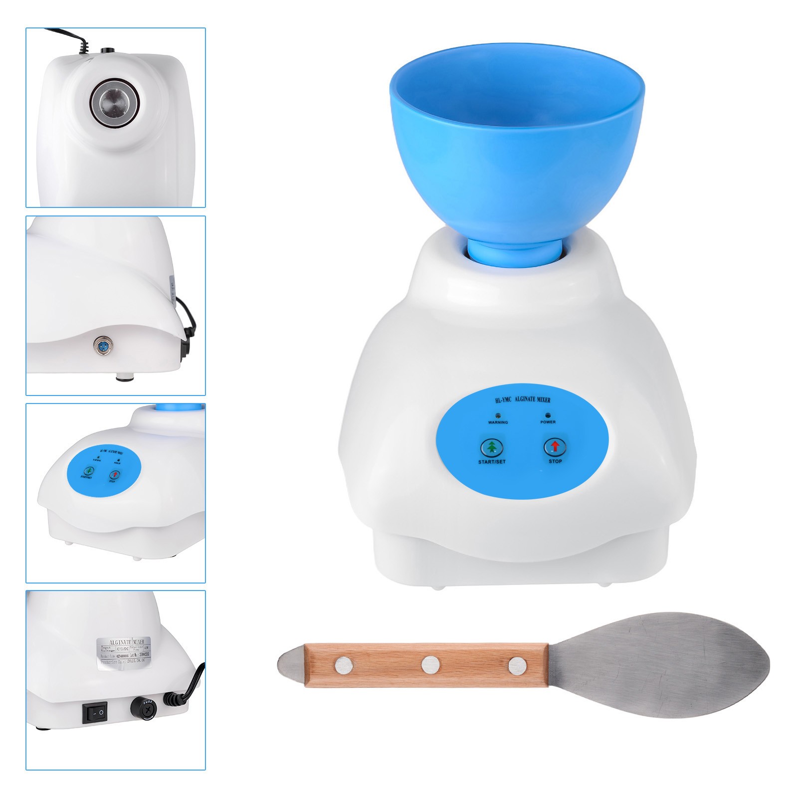 45W Dental Lab Alginate Mixer Impression Materials Mixing Machine Two Speeds