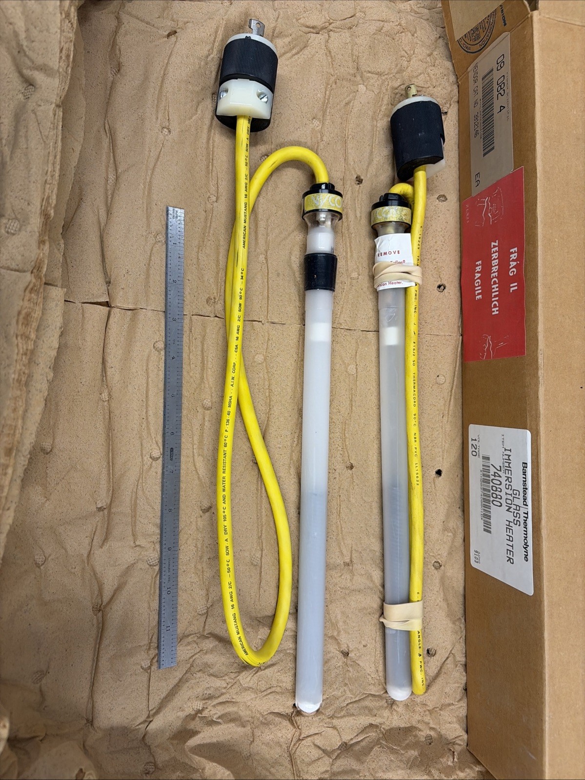 Barnstead Thermolyne 740880 Glass Immersion Heaters 120V 1000W for Megapure MP-1