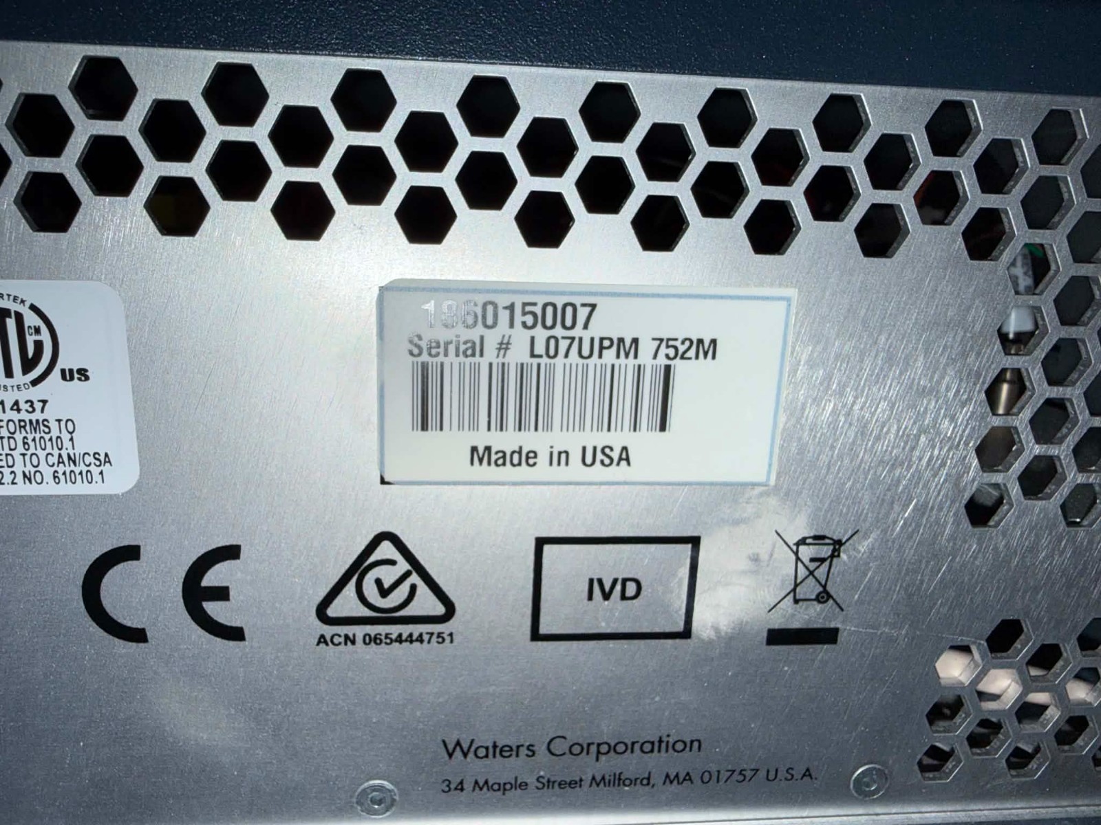 Waters Acquity UPLC SQD MS Mass Spectrometer PDA Detector UPM UPS Binary Solvent