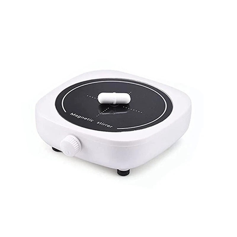 Magnetic Stirrer Portable Stirrer Plate with Stir Bar 2L 4000RPM (EU/US/UK Plug)