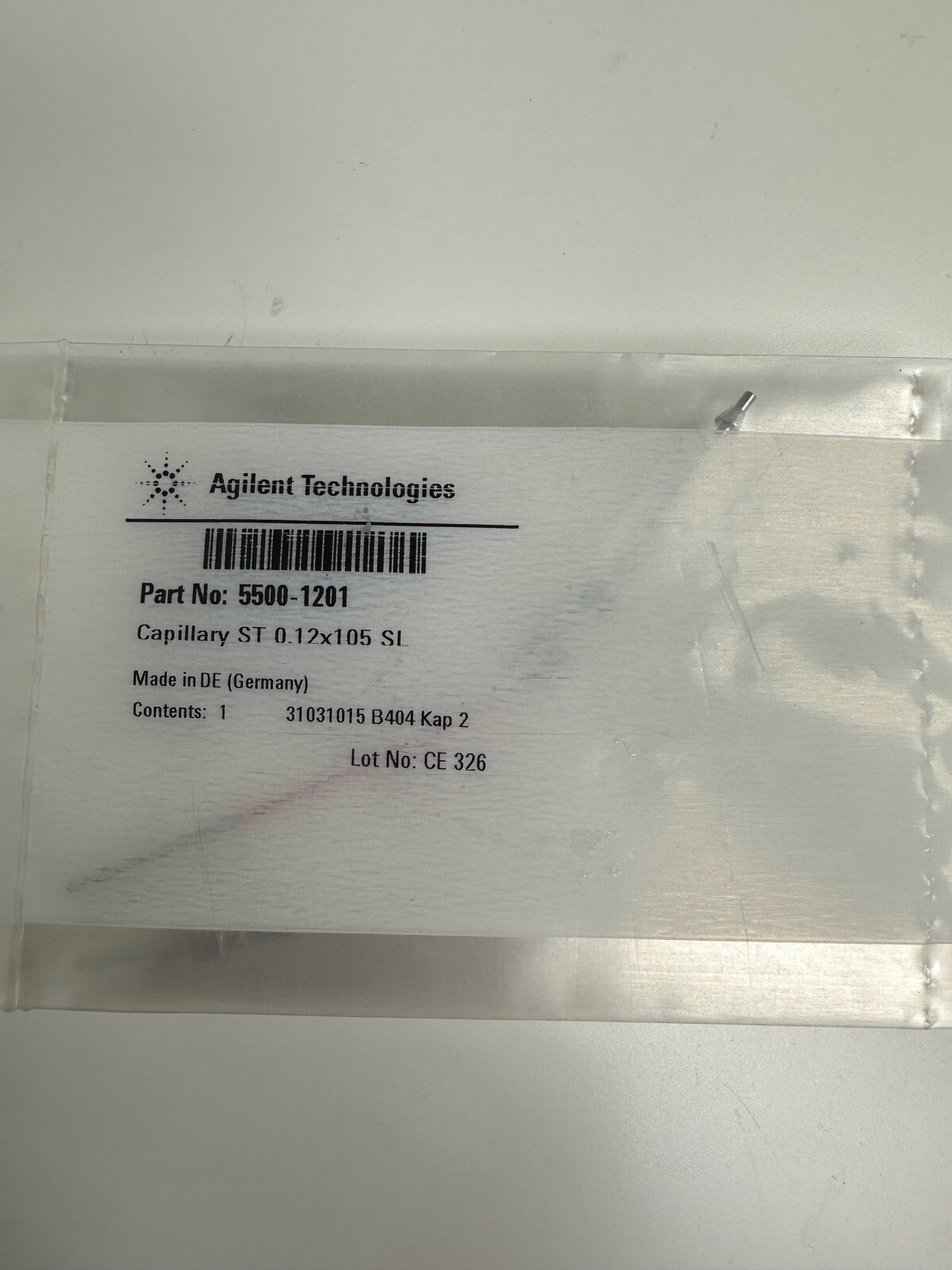Agilent 5500-1201 Capillary SST 0.12x105mm SL