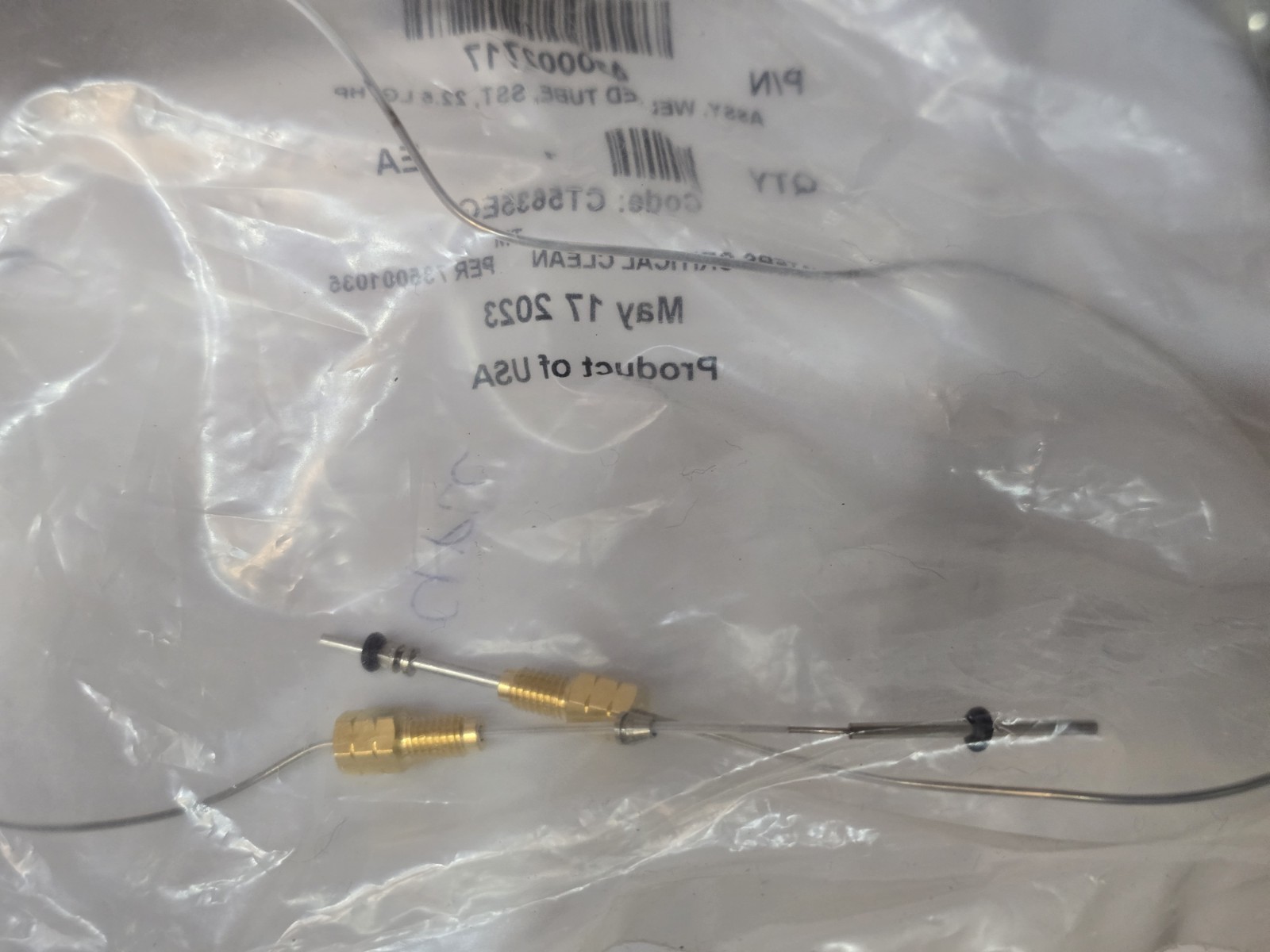 Waters 430002717 Welded Tube SST 22.5 LG HP