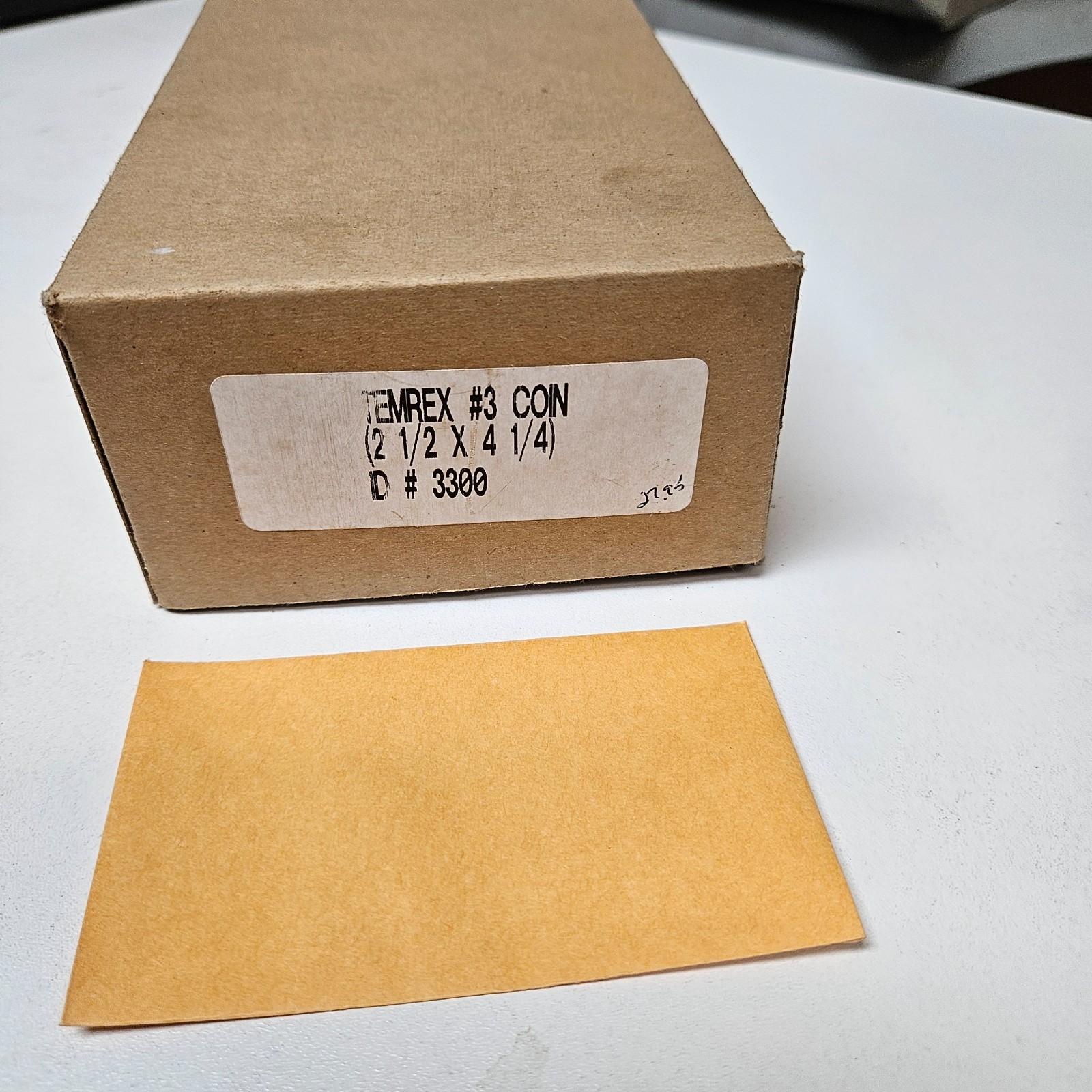 Temrex X-Ray #3 Coin Envelopes 2-1/2 x 4-1/4