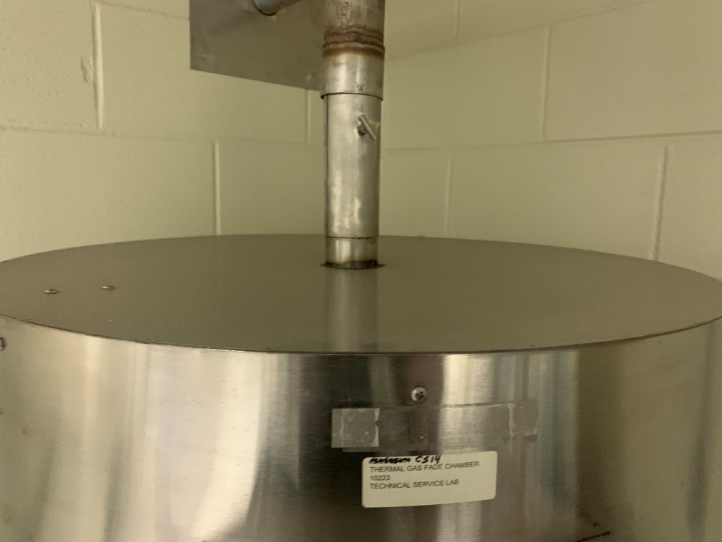 United States Testing Co. Atmospheric Fume Chamber