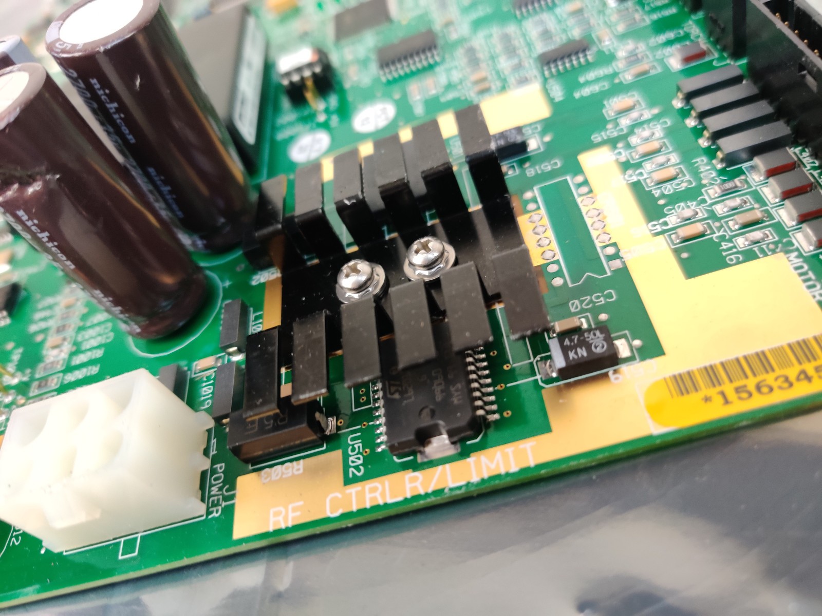 PerkinElmer Optima N0779614 issue C PCB Board RF CTRLR/LIMIT IEEE Emulator