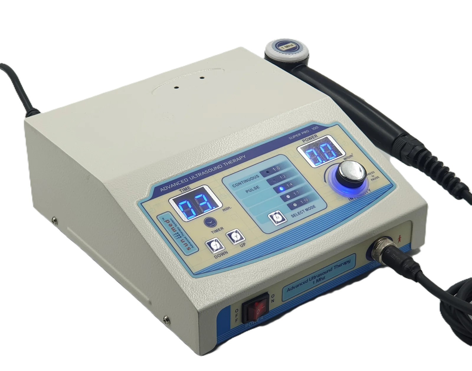 PORTABLE 1 MHz PHYSIOTHERAPY US ULTRASOUND PHYSICAL THERAPY UNIT