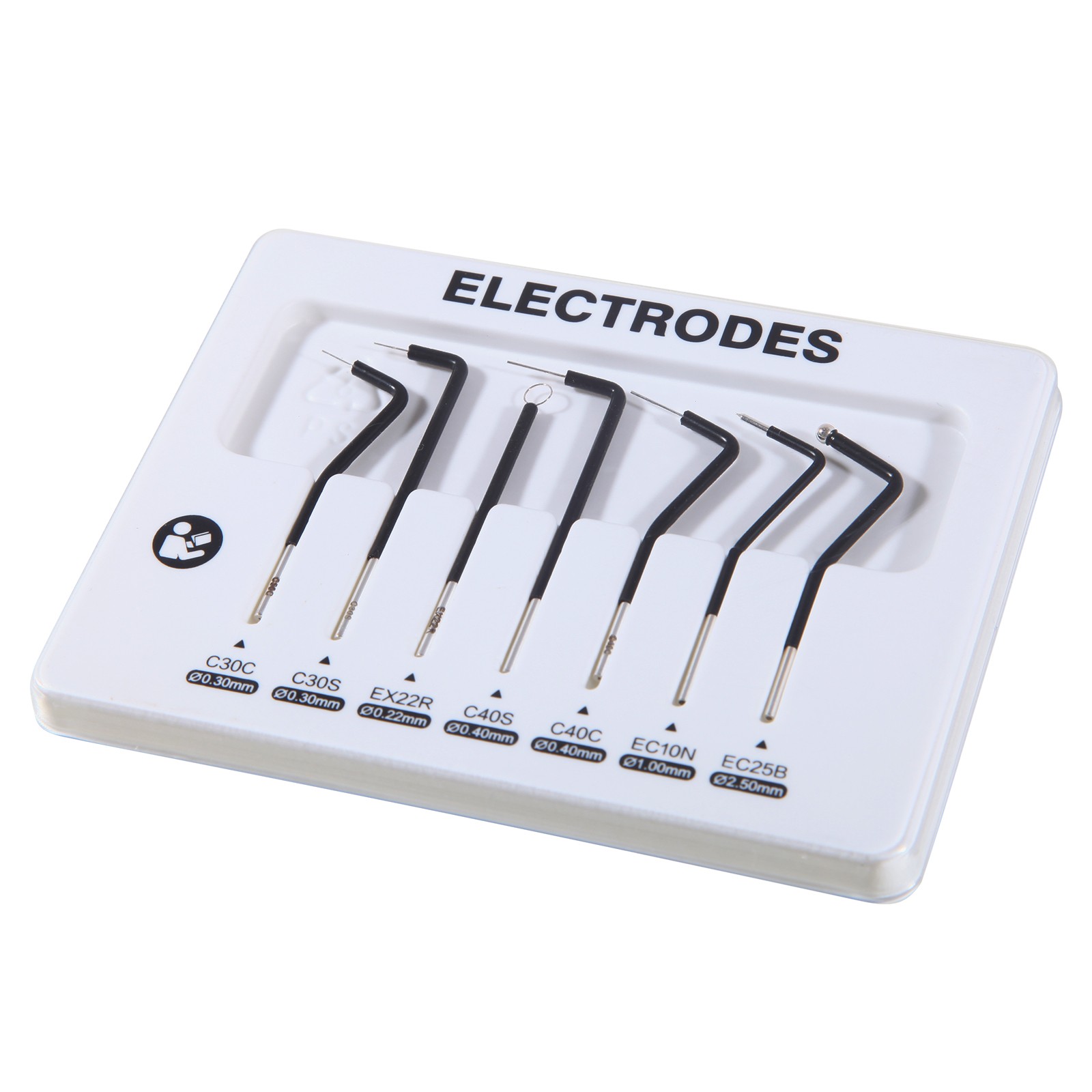 7PCS Dental Electrodes Reusable Tips Stainless Steel for Electrosurgery Unit