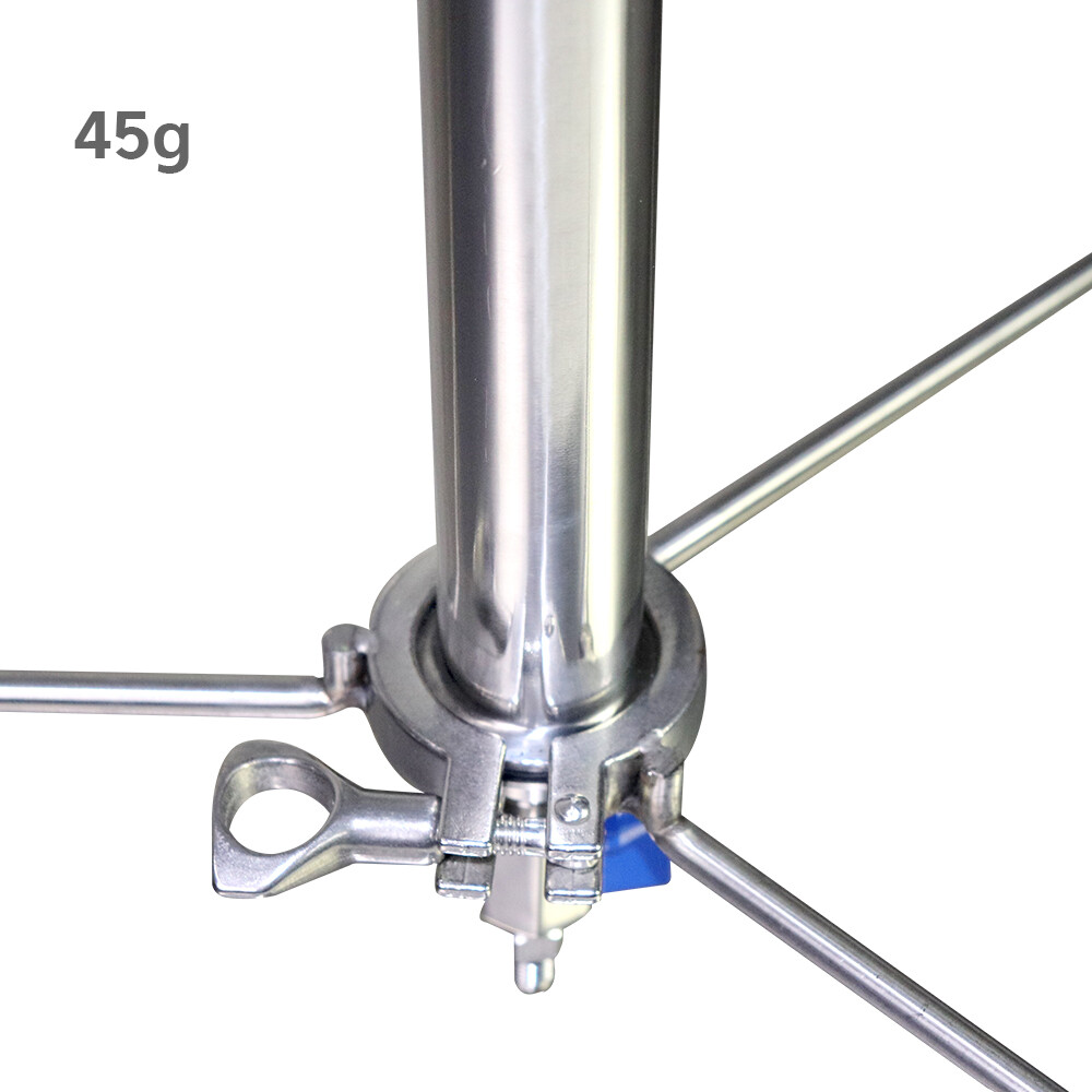 45g 12″ SS304 Vacuum Chamber/Tube Plant Essential Oil Extractor with Tripod US