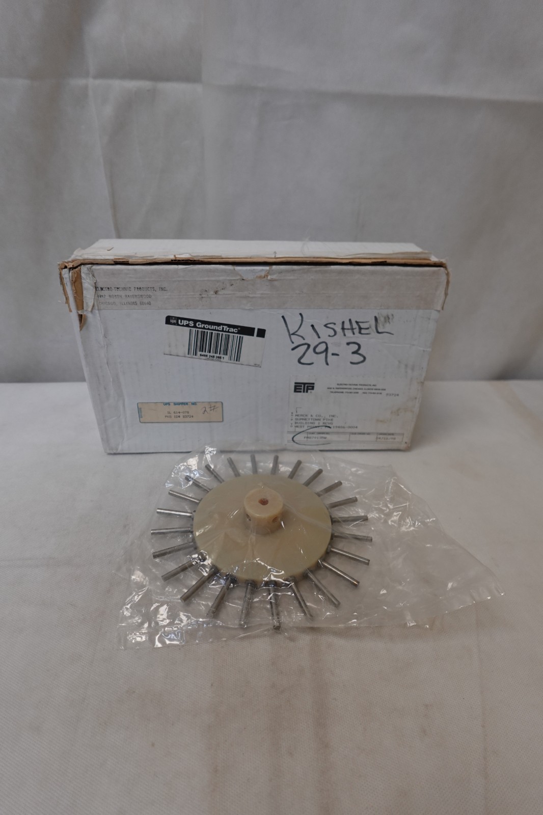 ETP Electro-Technic Products – Starwheel Electrode L-VC105-3 / M2977996