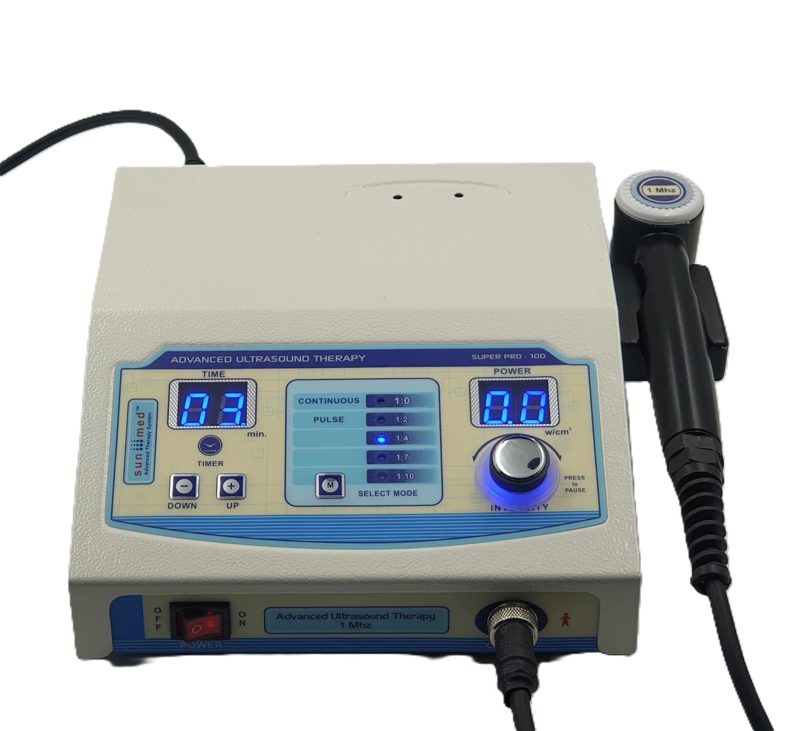 PORTABLE 1 MHz PHYSIOTHERAPY US ULTRASOUND PHYSICAL THERAPY UNIT