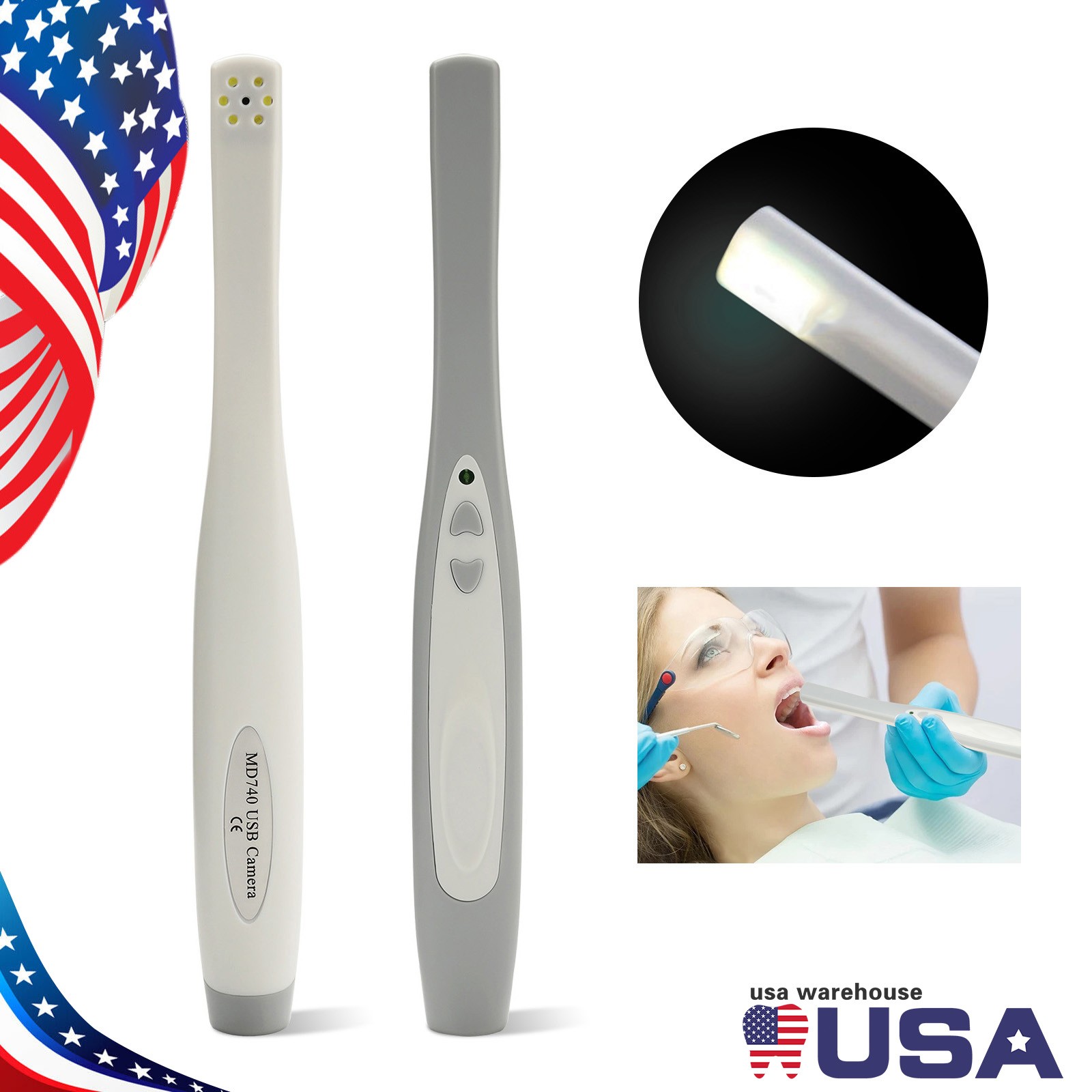 SKYSEA Dental Intraoral Camera Auto-focus 6 LED Light Imaging System
