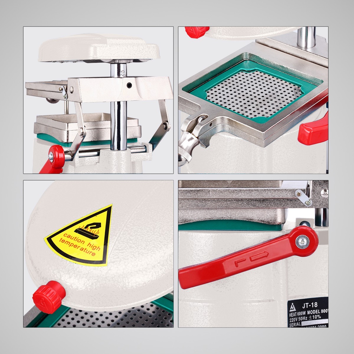 Dental Vacuum Forming Molding Machine Former Heat Thermoforming Steel Grits