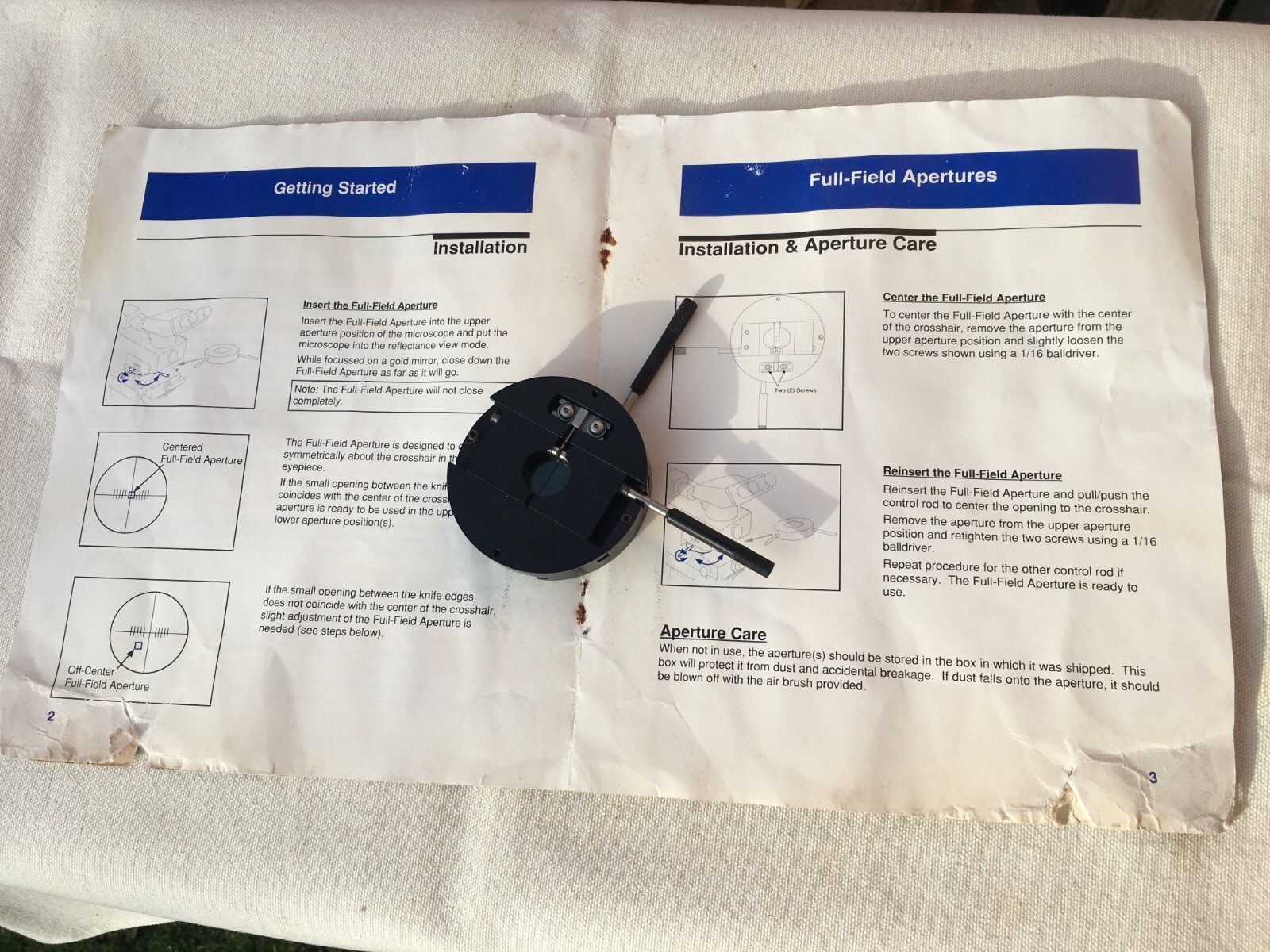 SPECTRA-TECH Full Field Aperture 0042-450
