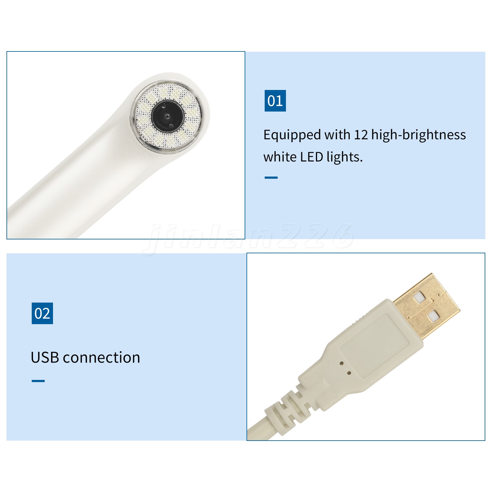 Yabangbag Dental 1:1 Slow-speed Electric Dental Handpiece