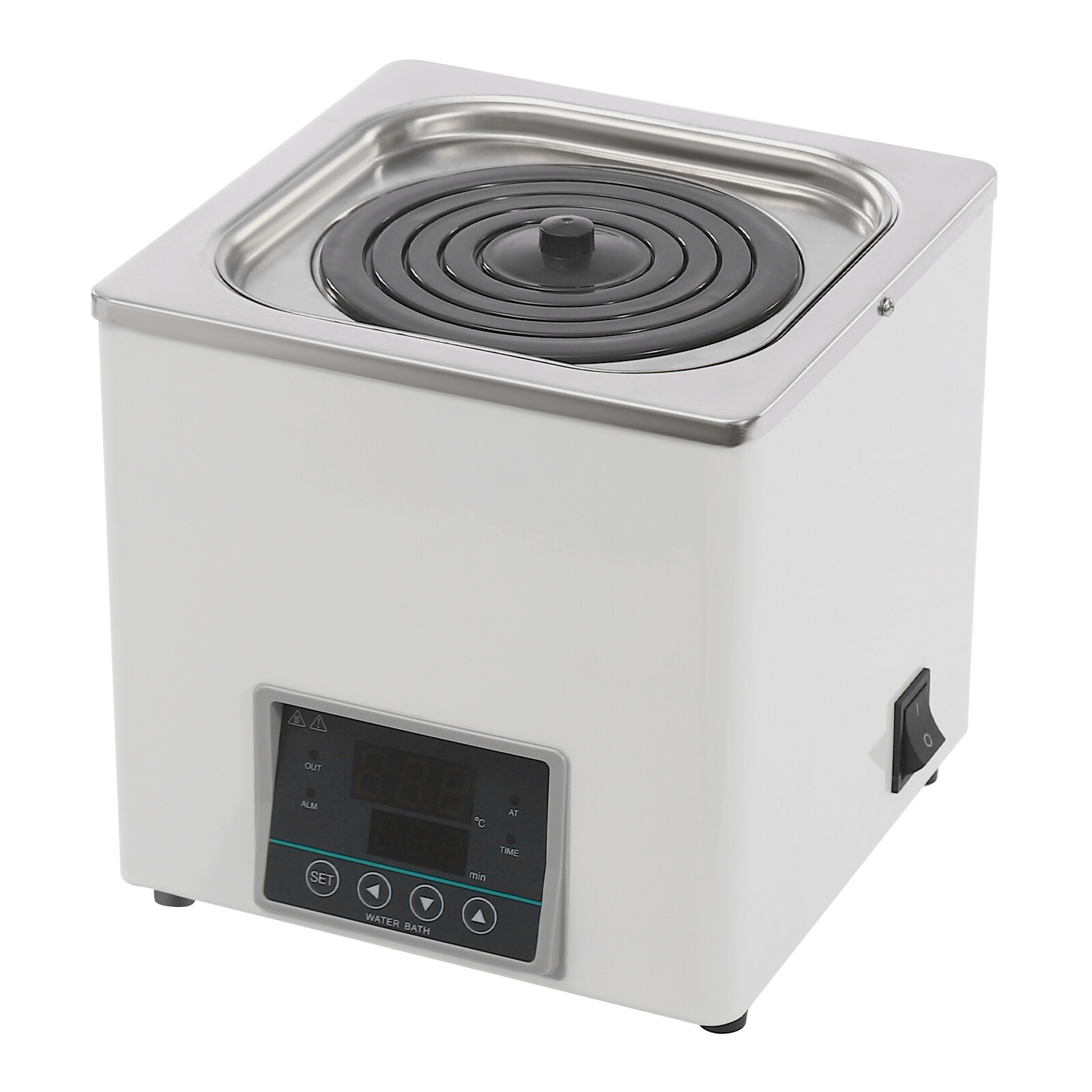 300W 3L Lab Water Bath Heater with Adjustable Lid and Safety Feature