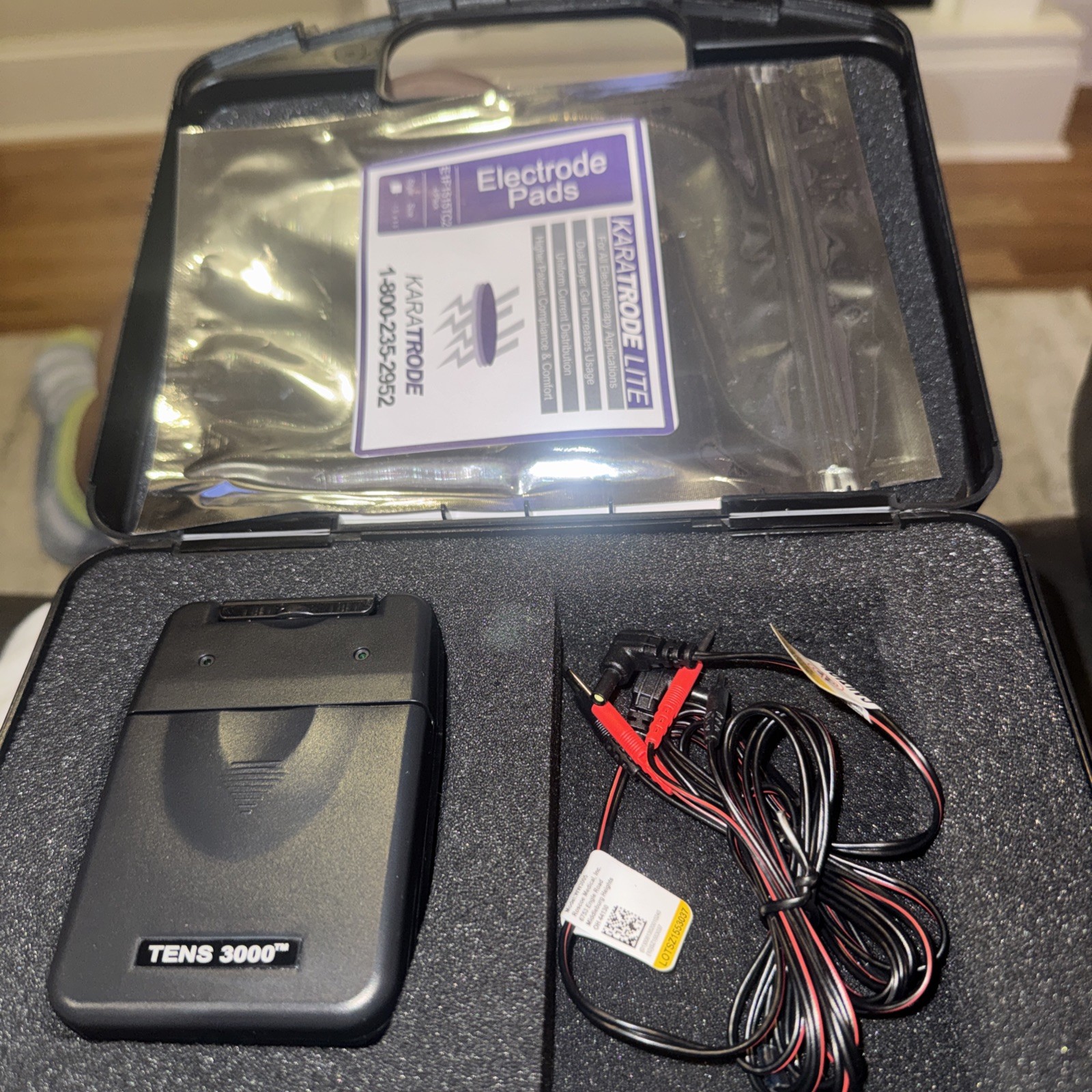 ​TENS 3000 Analog Unit Muscle Stimulator Physical Therapy Pain Relief Device Kit