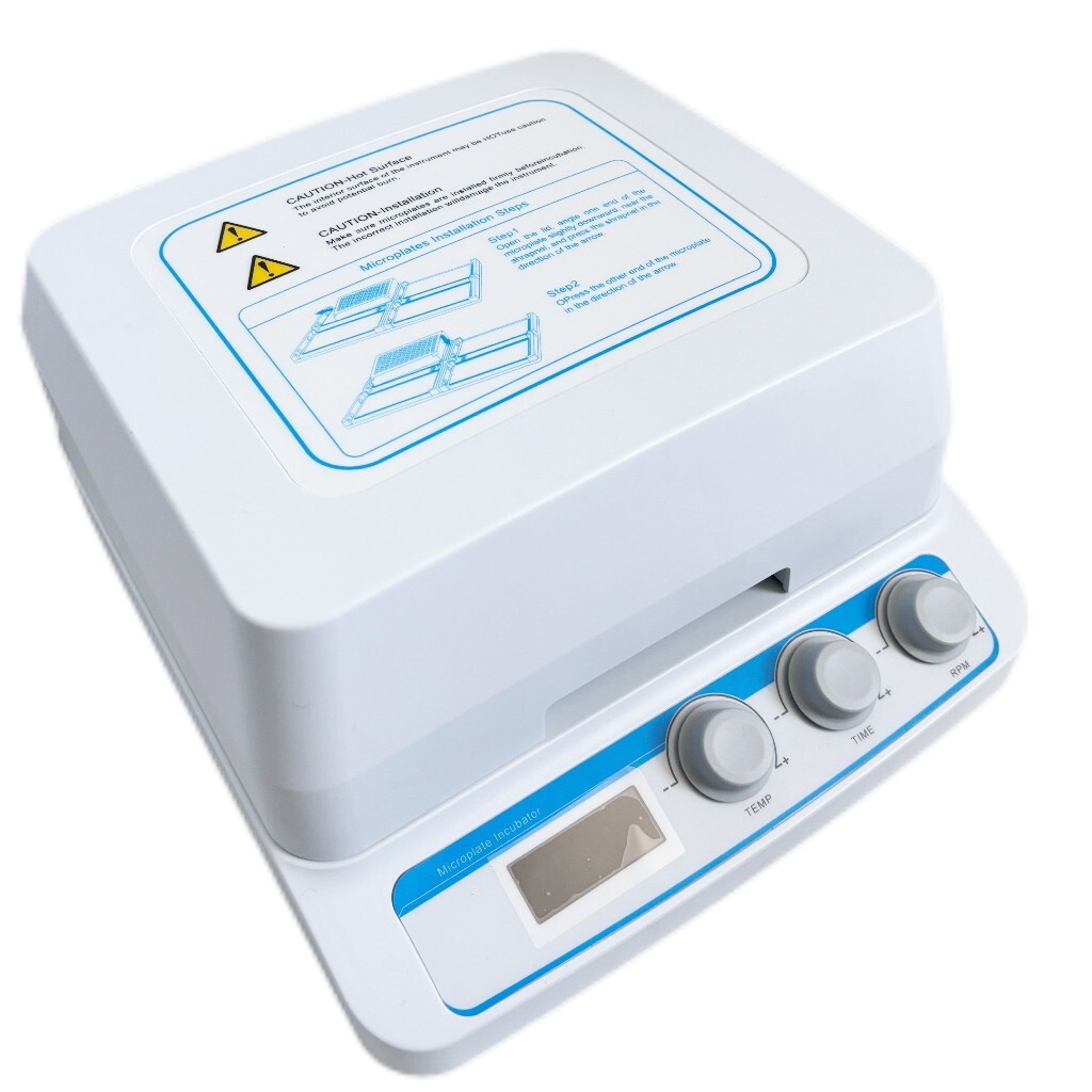 Microplate Thermo Incubator with Range 200-1600RPM Heating Mode Heating Film