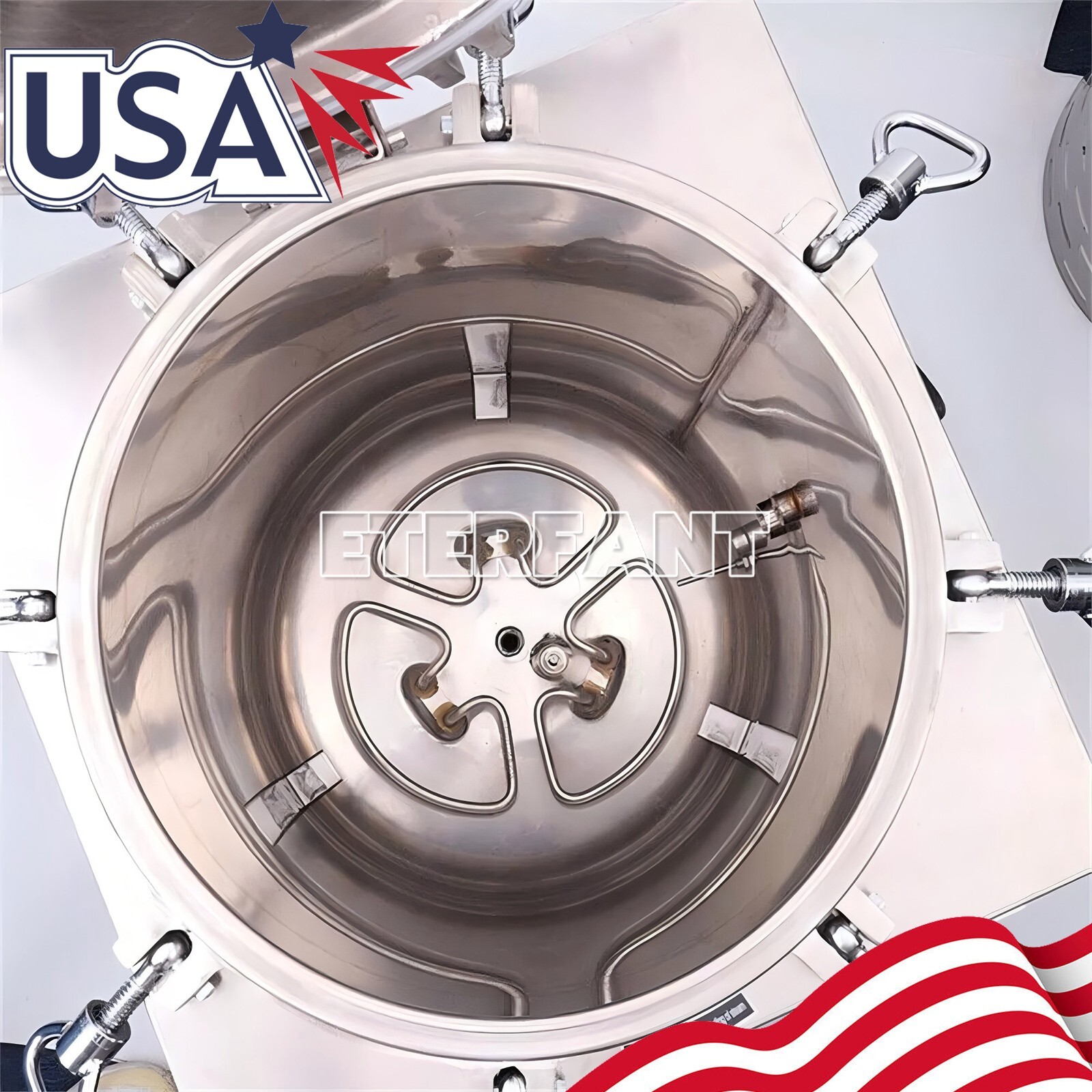 35 Liter High Pressure Sterilizer Vertical Autoclave LED Display 105-134°C US