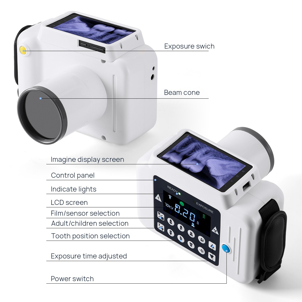 18L Dental Autoclave Steam Sterilizer/Delivery Unit Air Compressor Suction 4Hole