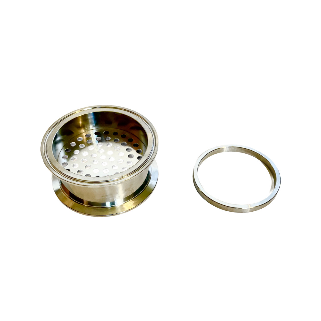 Tri Clamp Filter Plate and Ring Set SS304 Stainless Steel Closed Loop Extractor