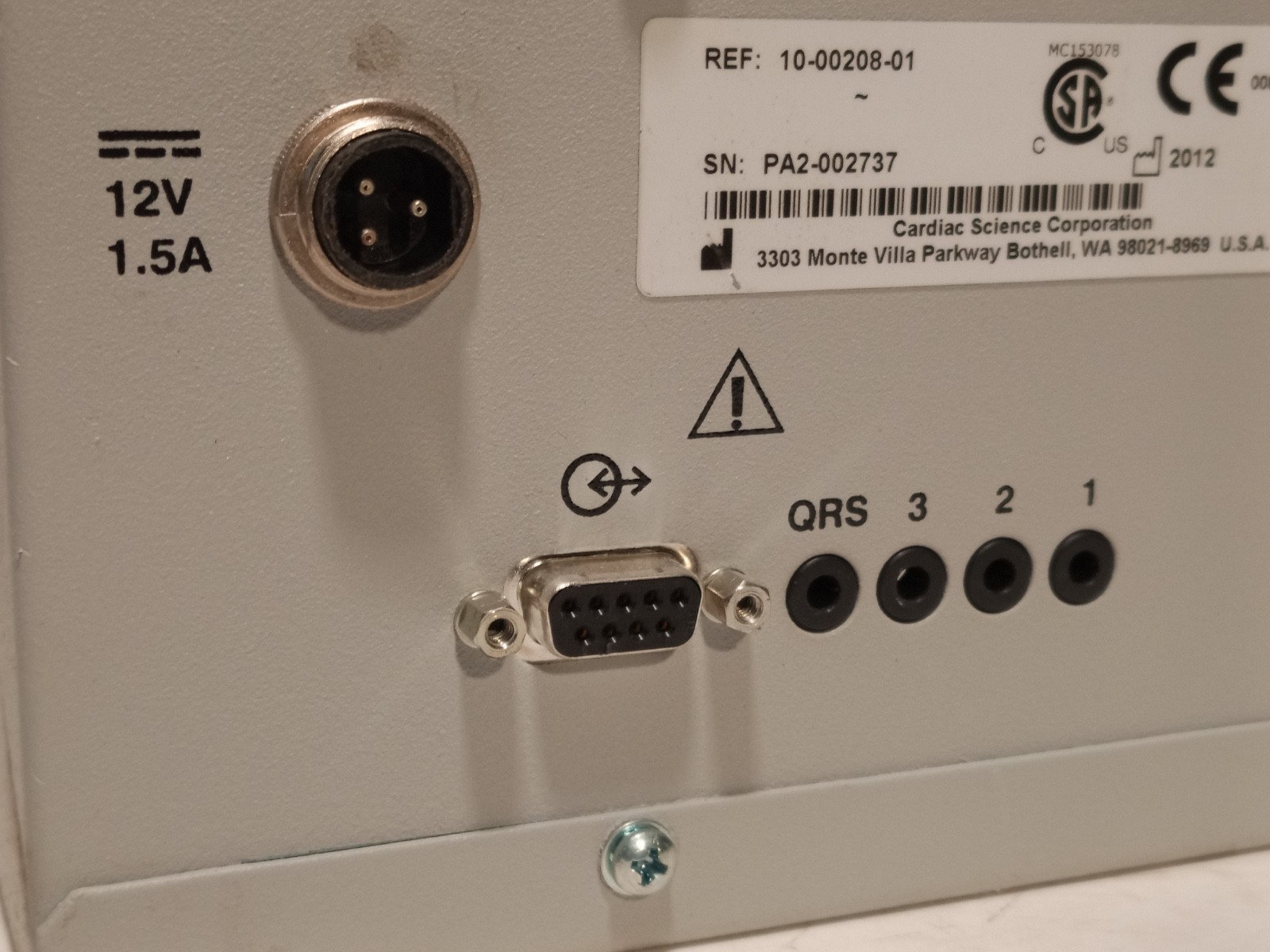 Cardiac Science 10-00208-01 Quinton Pre-Amp Acquisition Module, As Shown