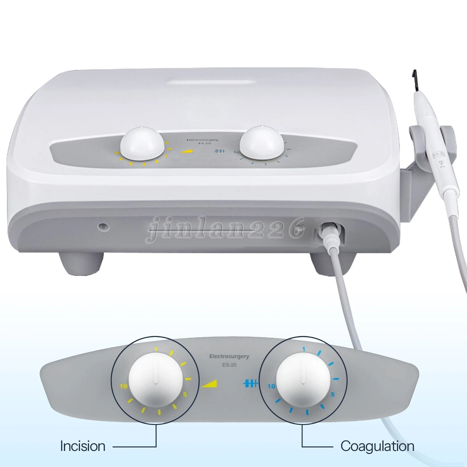 Dental Electro Electrosurgery Unit Machine High Frequency Electric w/7 Electrode
