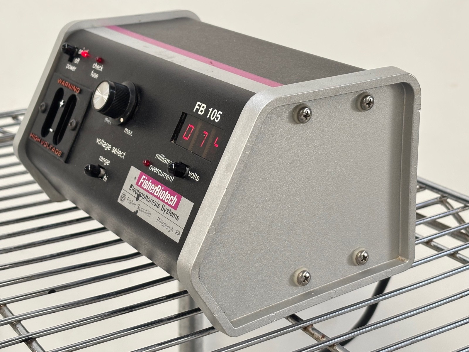 Fisher Biotech FB 105 Electrophoresis Lab Power Supply Unit