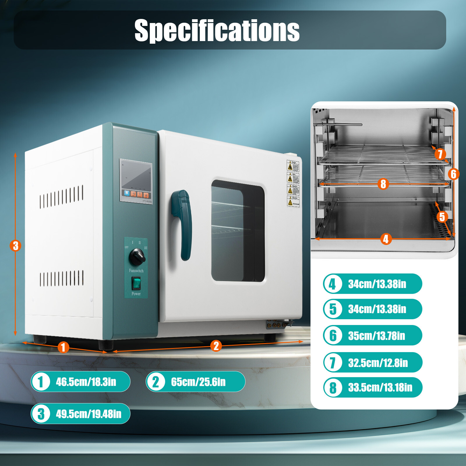 Lab Industrial Digital Forced Air Convection Drying Oven Laboratory 1000W USLE