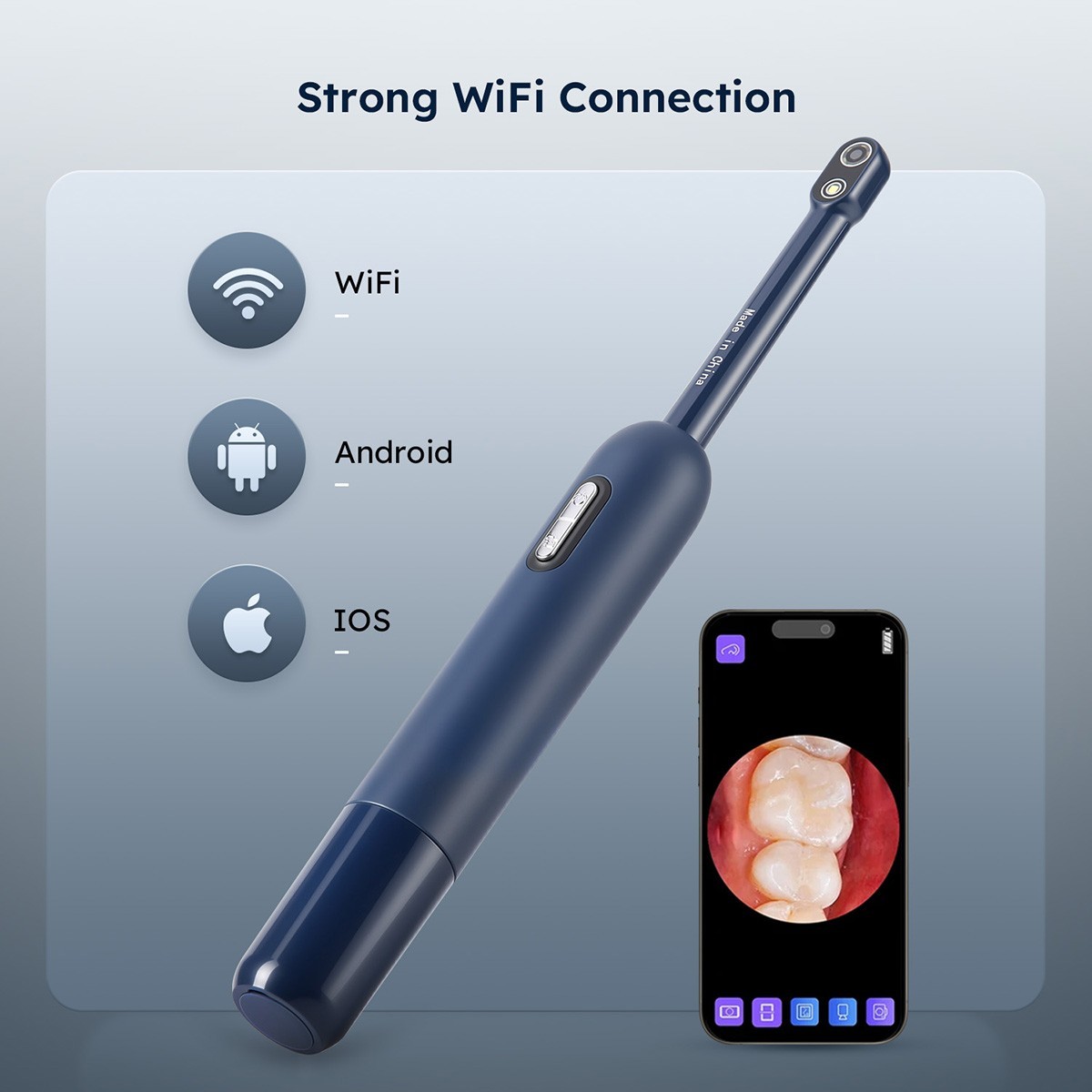 Dental Intraoral Intra Oral Camera Wifi Digital Imaging Sensor High Resolution