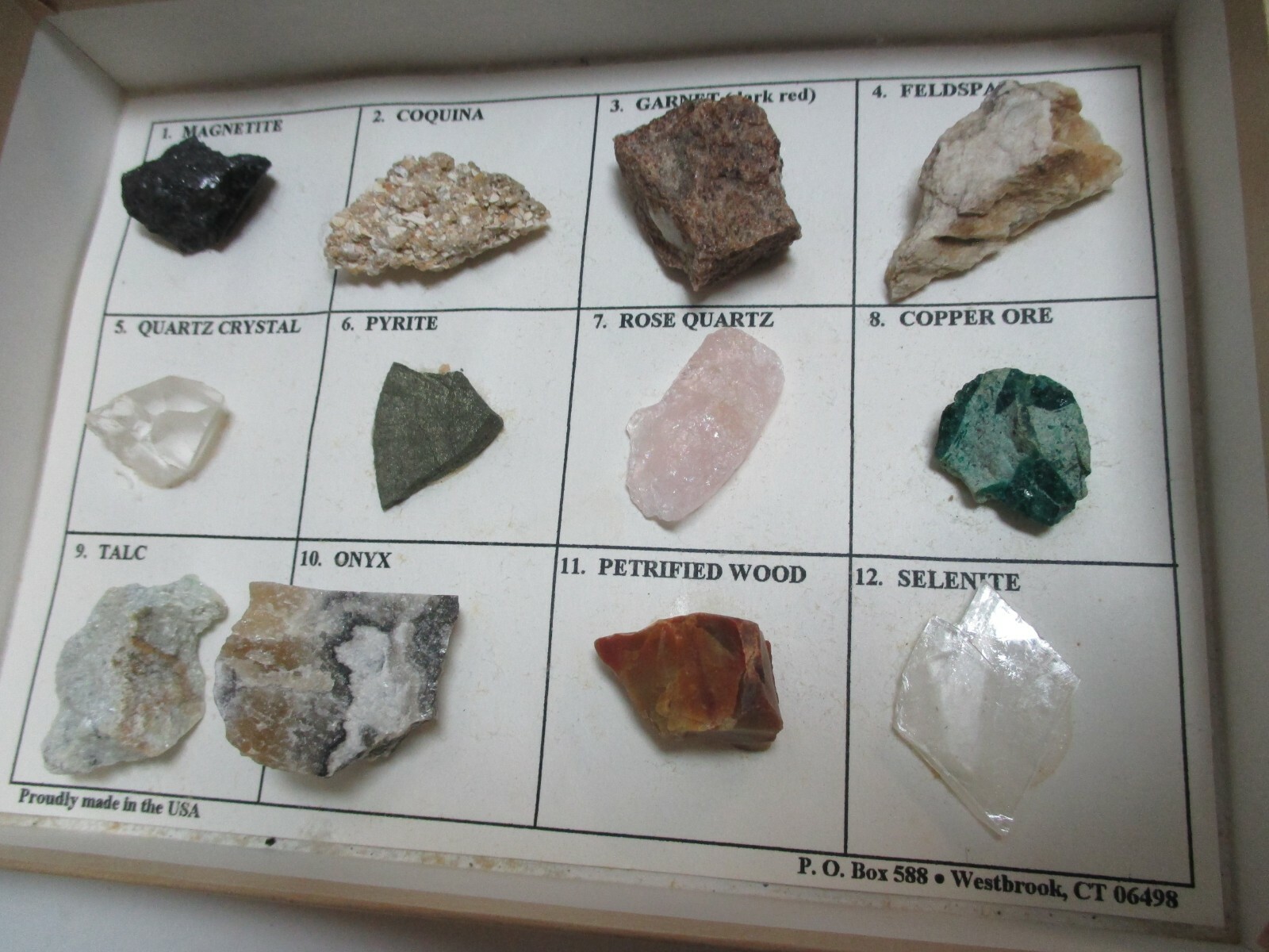 Rocks & Minerals of the United States