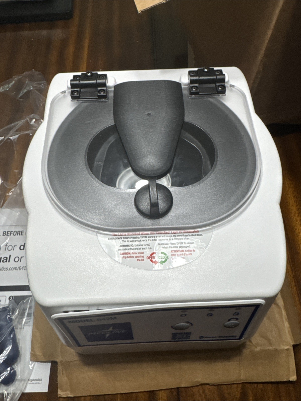 Medline 642M Single-Speed Clinical Lab Centrifuge Tested Working