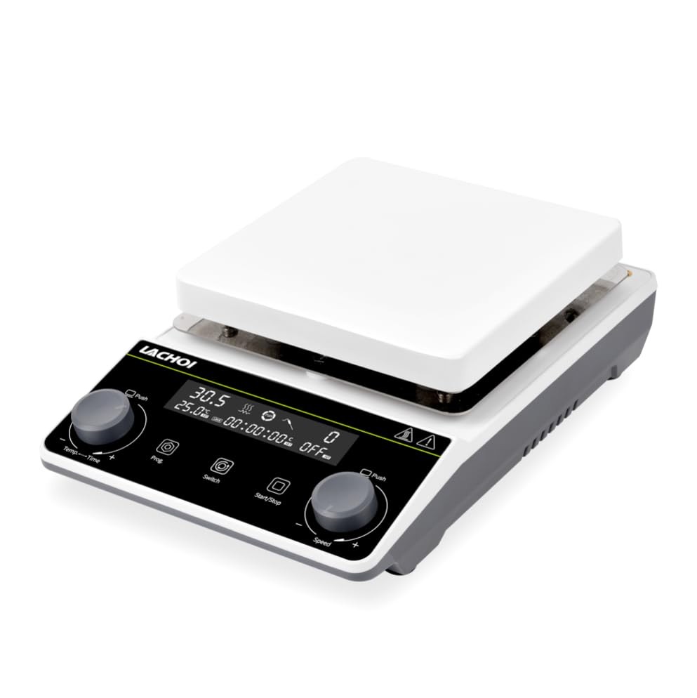 Magnetic Stirrer Hot Plate 5.9in LCD 300C 5L 1600RPM