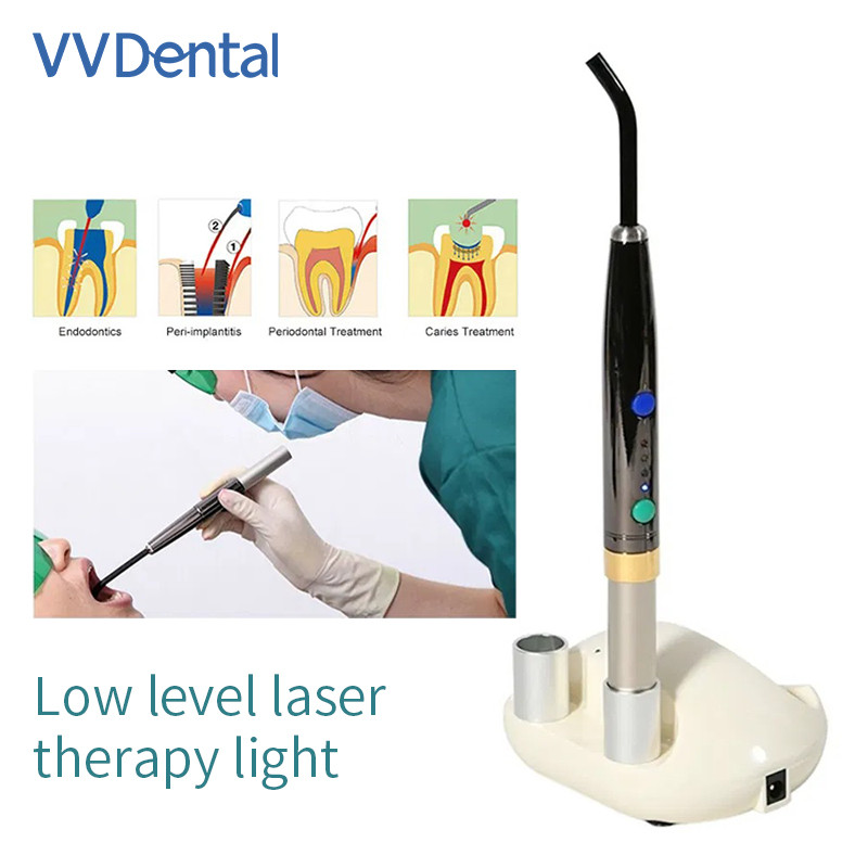Dental Diode Laser System Wireless Heal Laser Pen Oral Endo Soft Tissue Lamp PAD