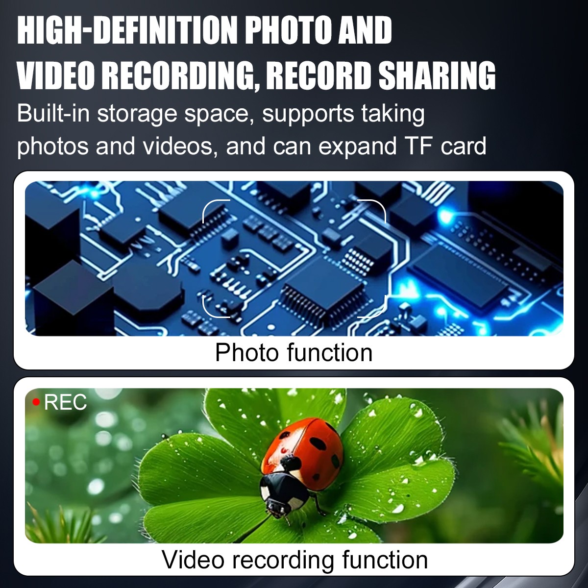 100X Digital Microscope 1080P 2.4″ Video Coin Microscop Handheld Magnifier Glass