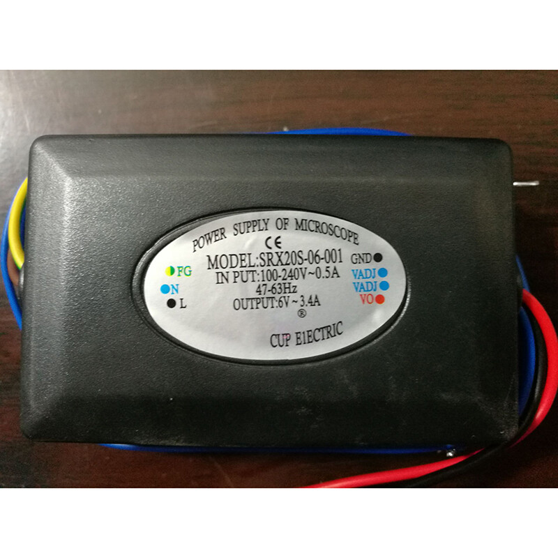 New For Microscope Halogen Lamp Dimming Power Supply SRX20S-06-001 Replacement