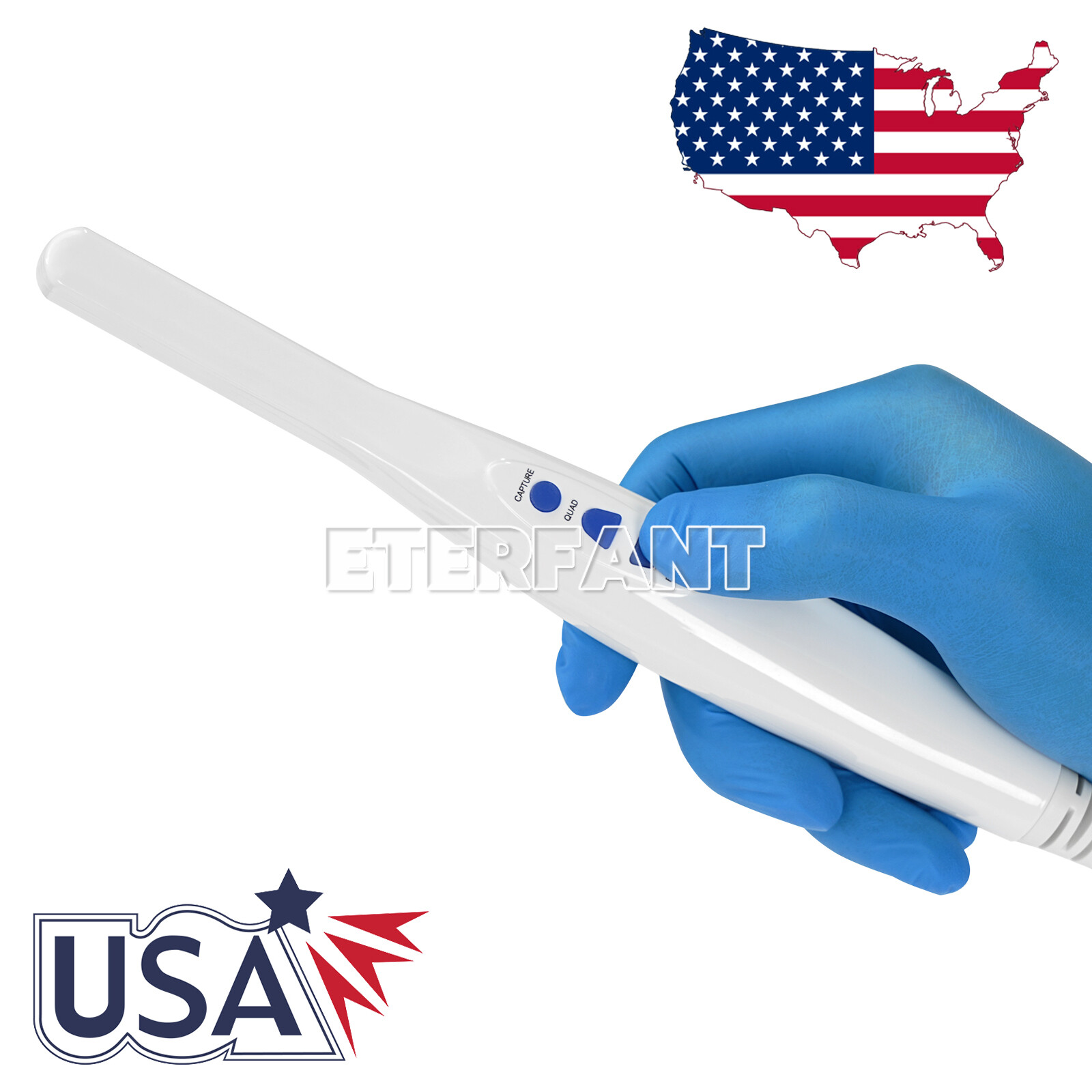 Dental 17” Intra Oral Camera 6Pcs LED High-definition Macro Lens/Protect Covers