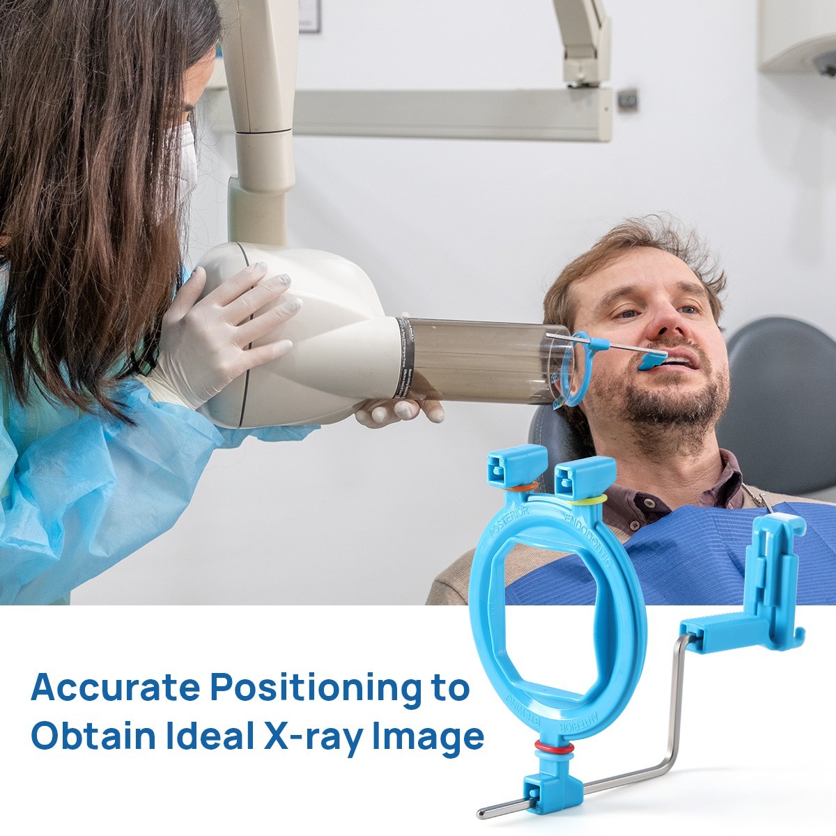 Posicionador de Rayos X Dental Portasensor de Rayos X Digital Posicionamiento