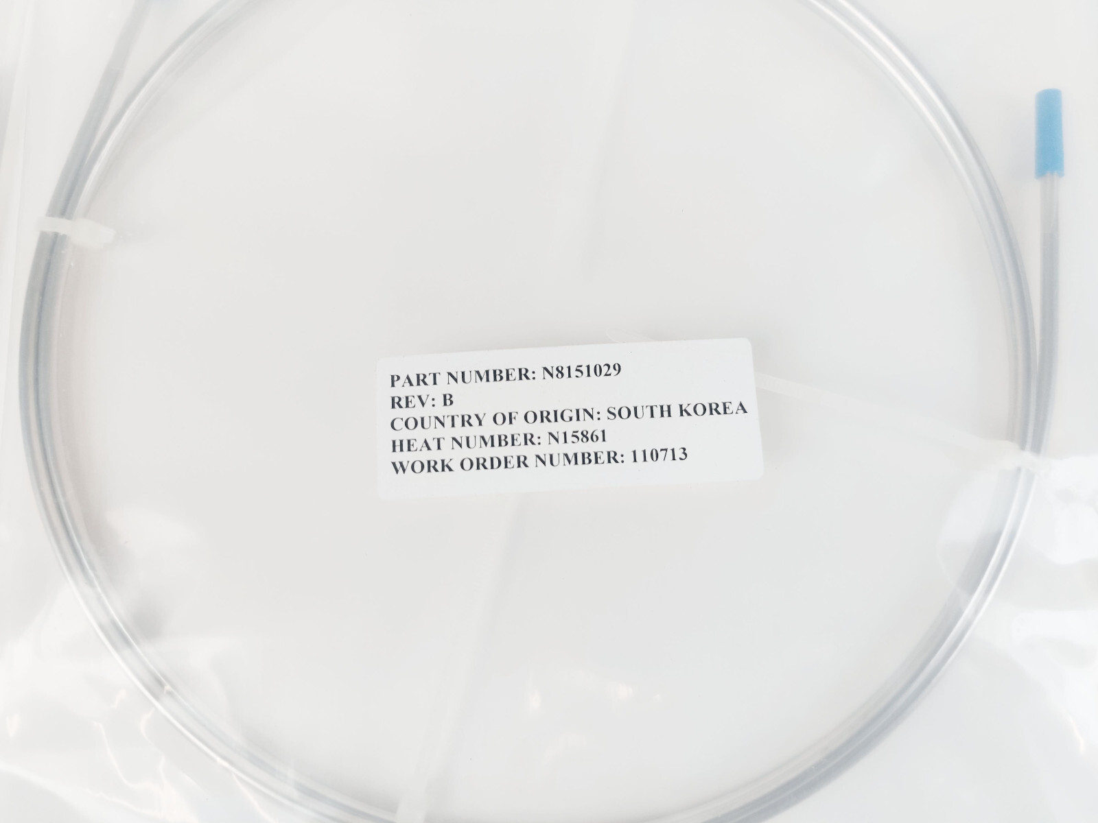 PerkinElmer Nexion ICP MS GAMA 5 ft Clean Gas Inlet Tubing SS N8151029 NEW 4PCS